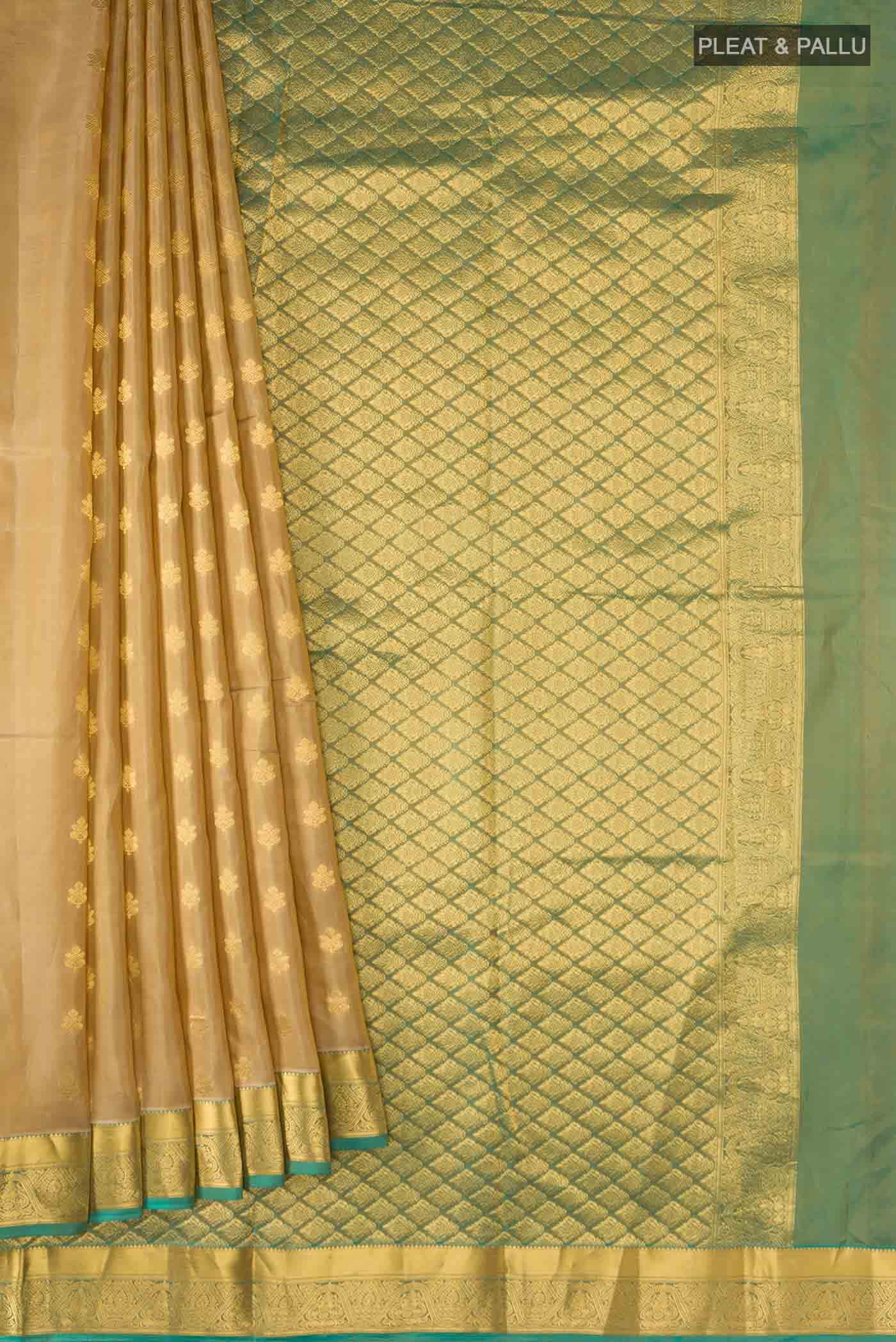 Yellow Kanchipuram Silk Saree