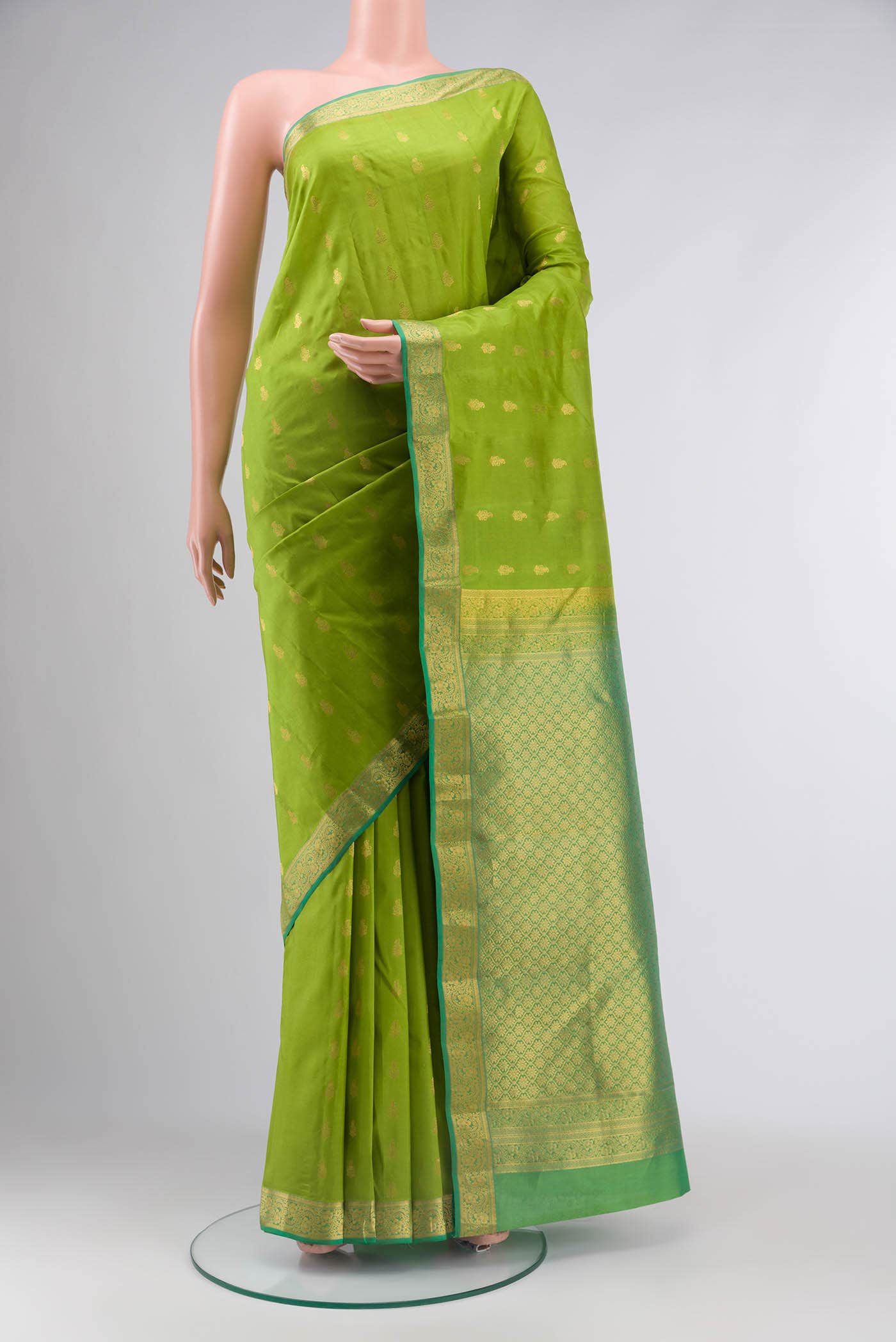 Green Kanchipuram Silk Saree
