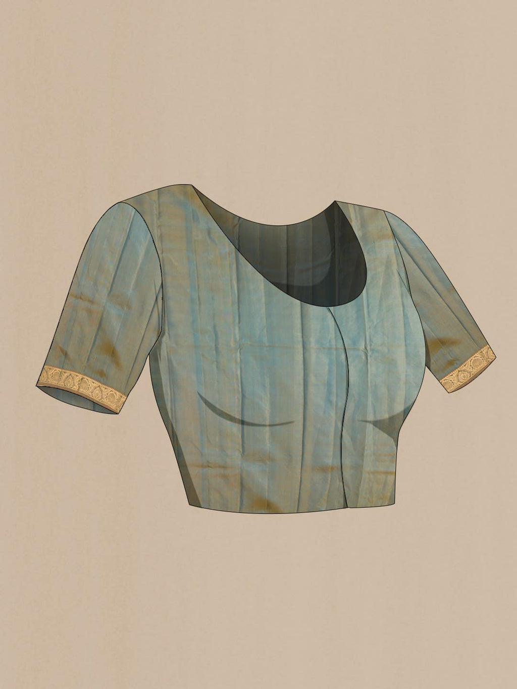 Blue Kanchipuram Silk Saree