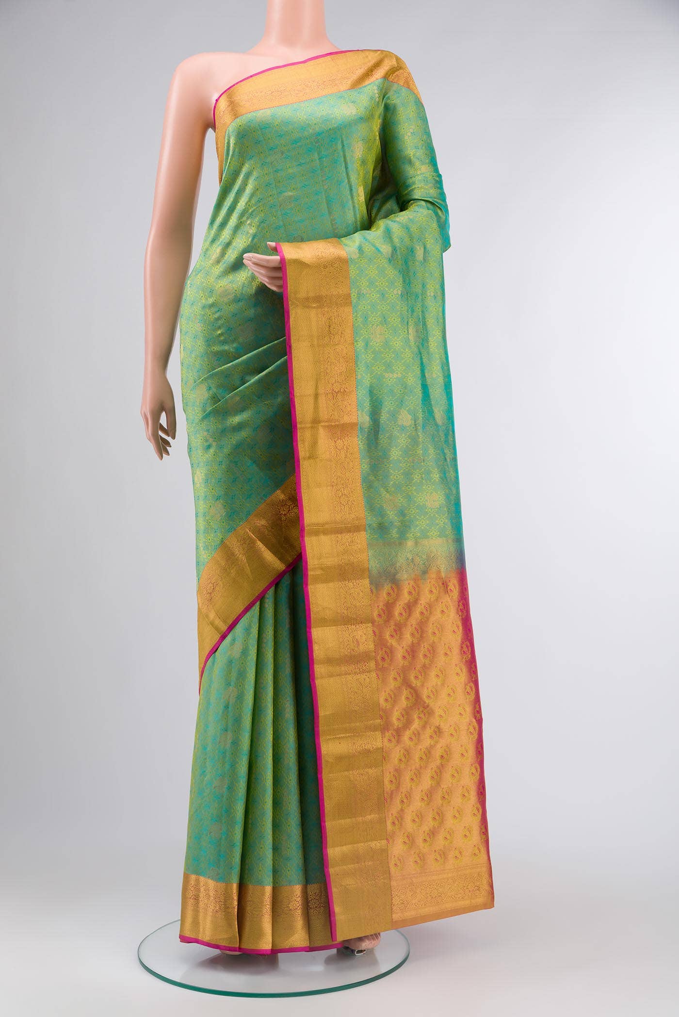Green Kanchipuram Silk Saree