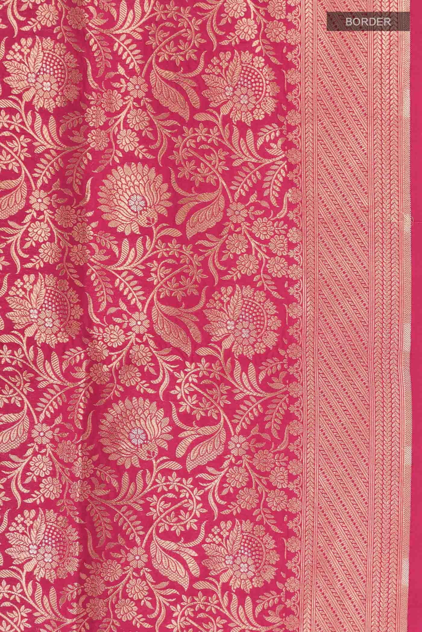 Red Banarasi Silk Saree