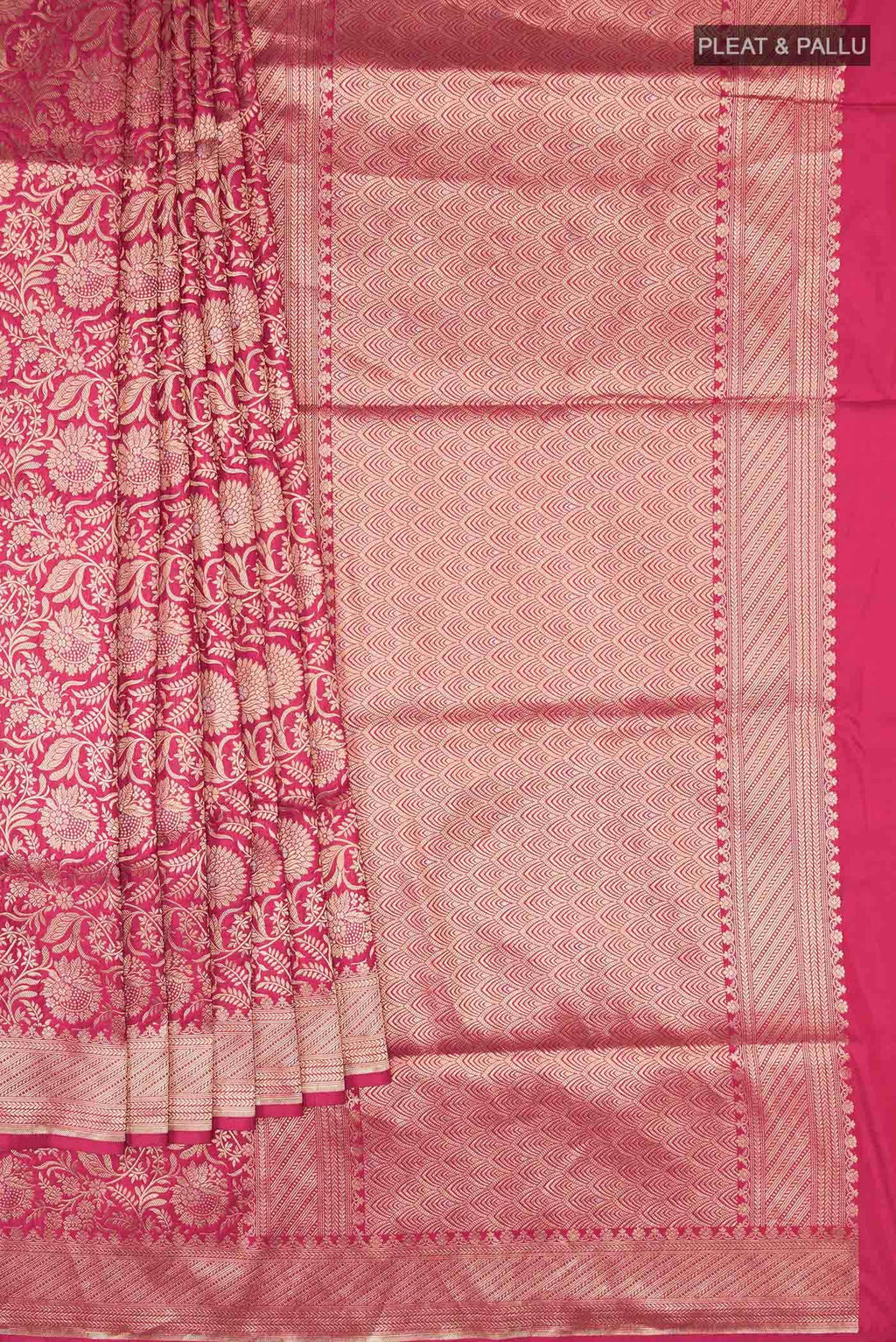 Red Banarasi Silk Saree
