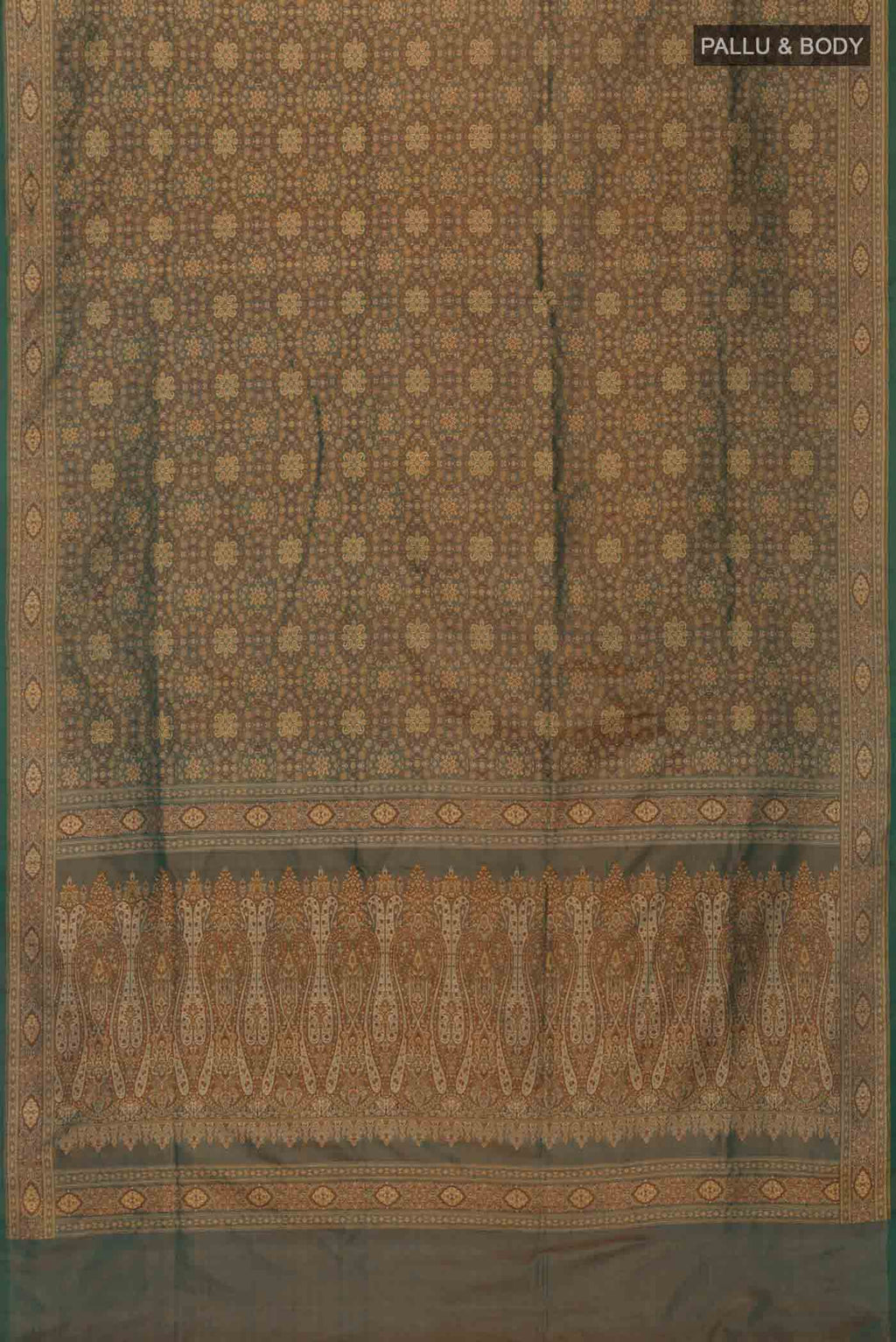 Green Banarasi Silk Saree