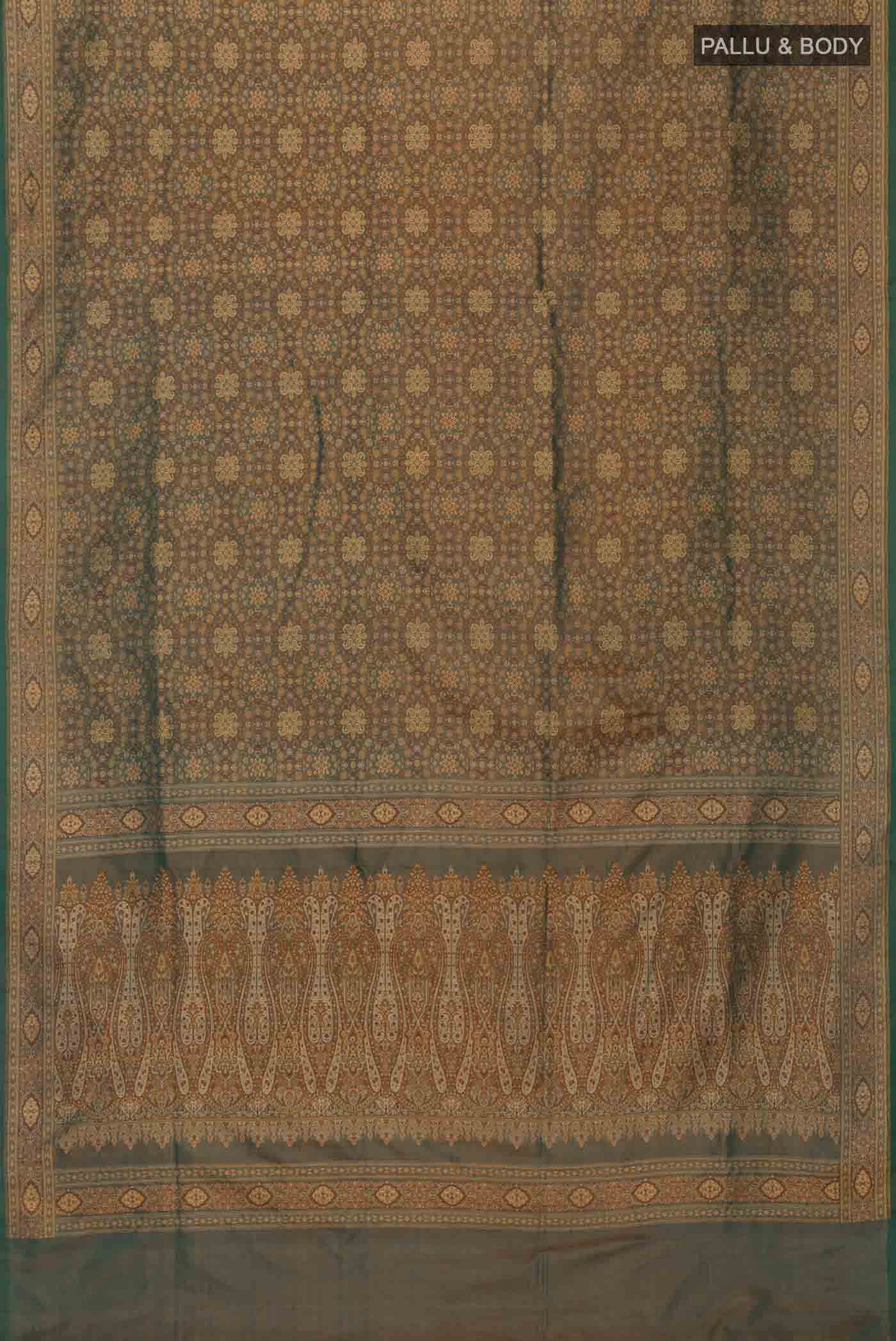 Green Banarasi Silk Saree
