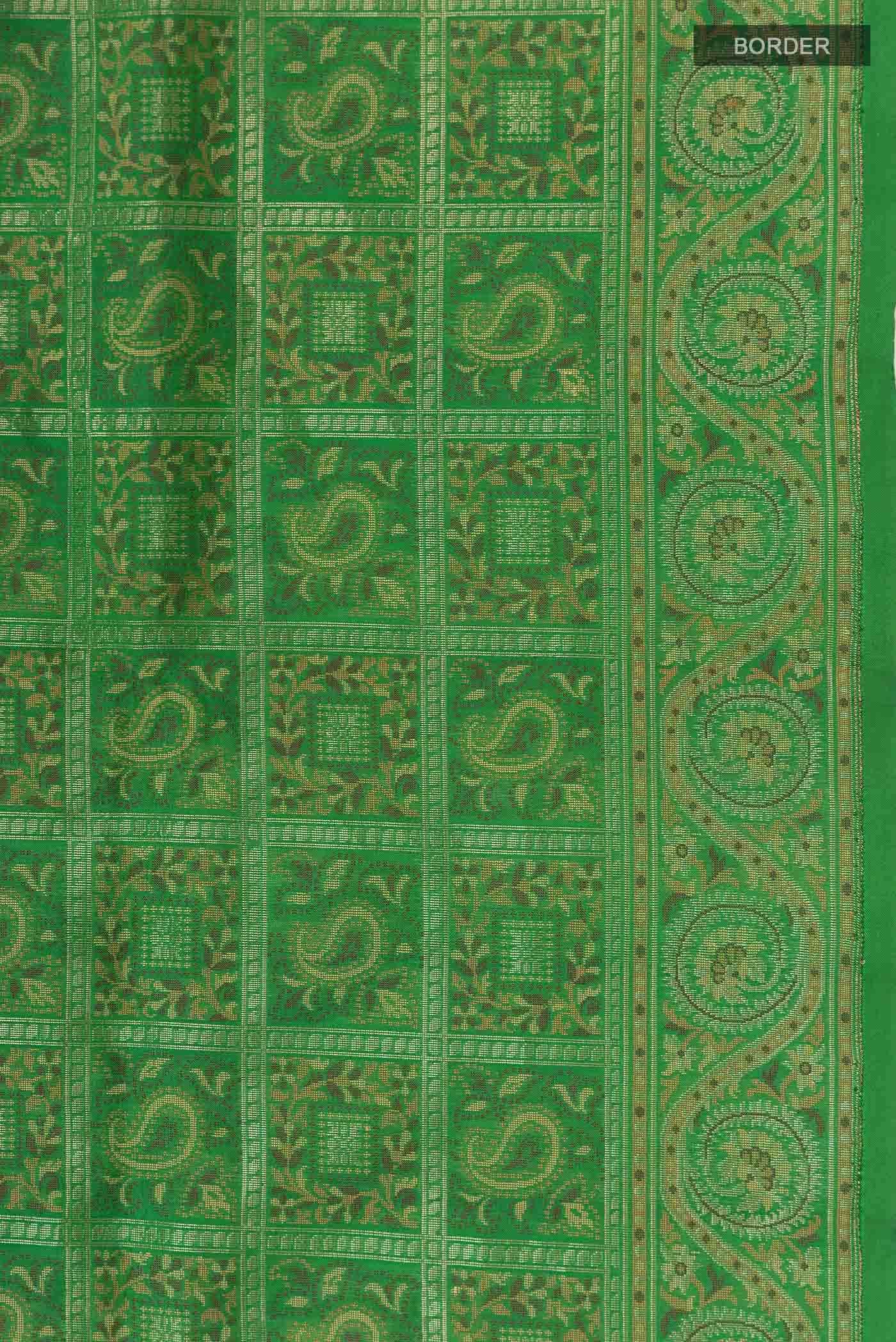 Green Banarasi Silk Saree