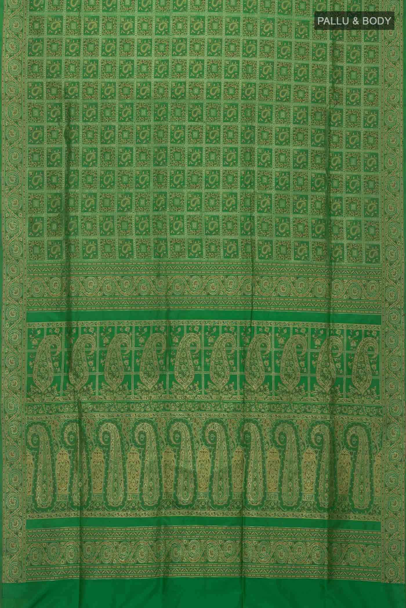 Green Banarasi Silk Saree