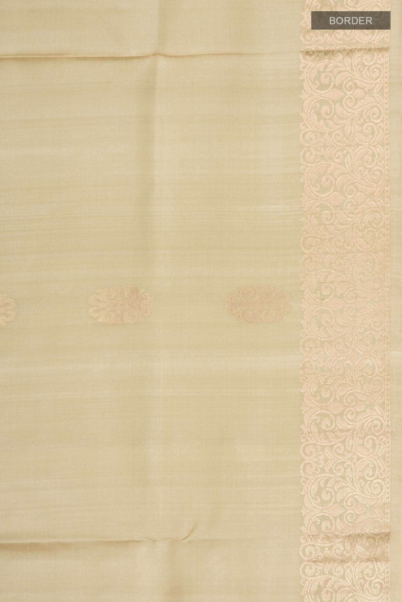 Beige Soft Silk Saree
