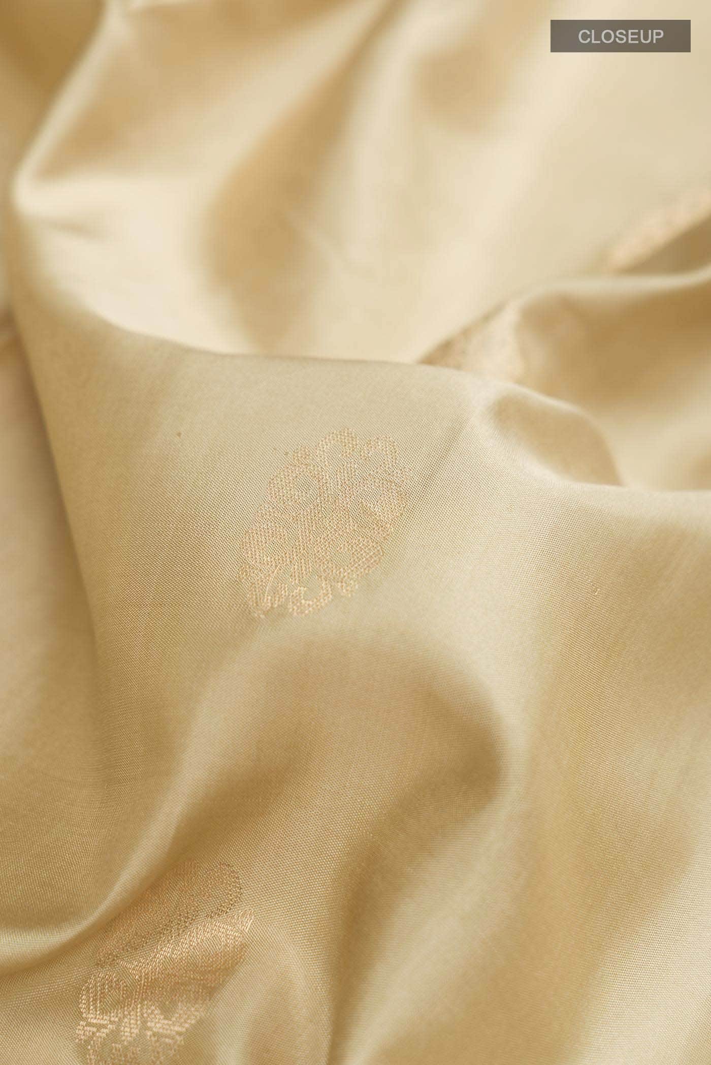 Beige Soft Silk Saree