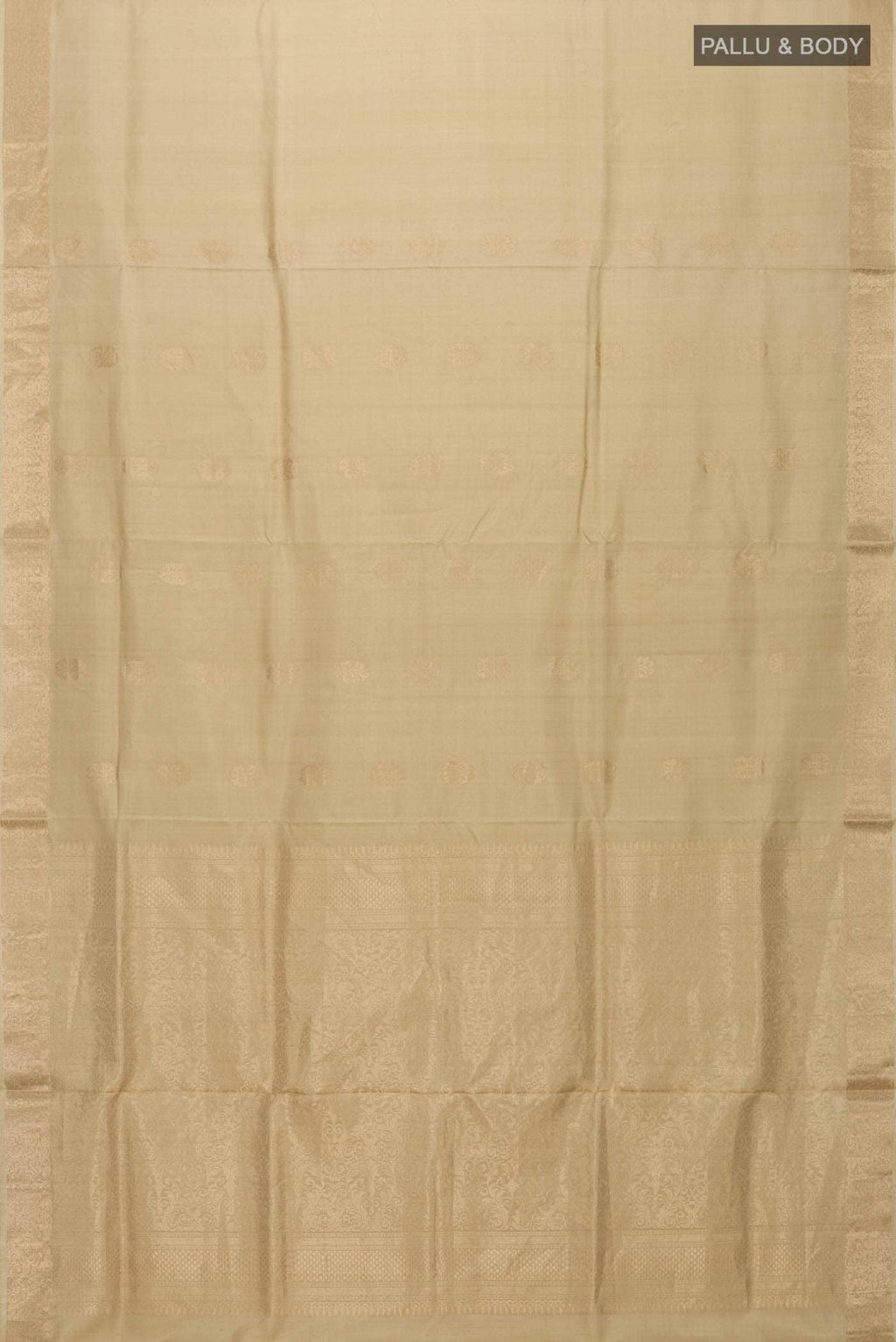 Beige Soft Silk Saree