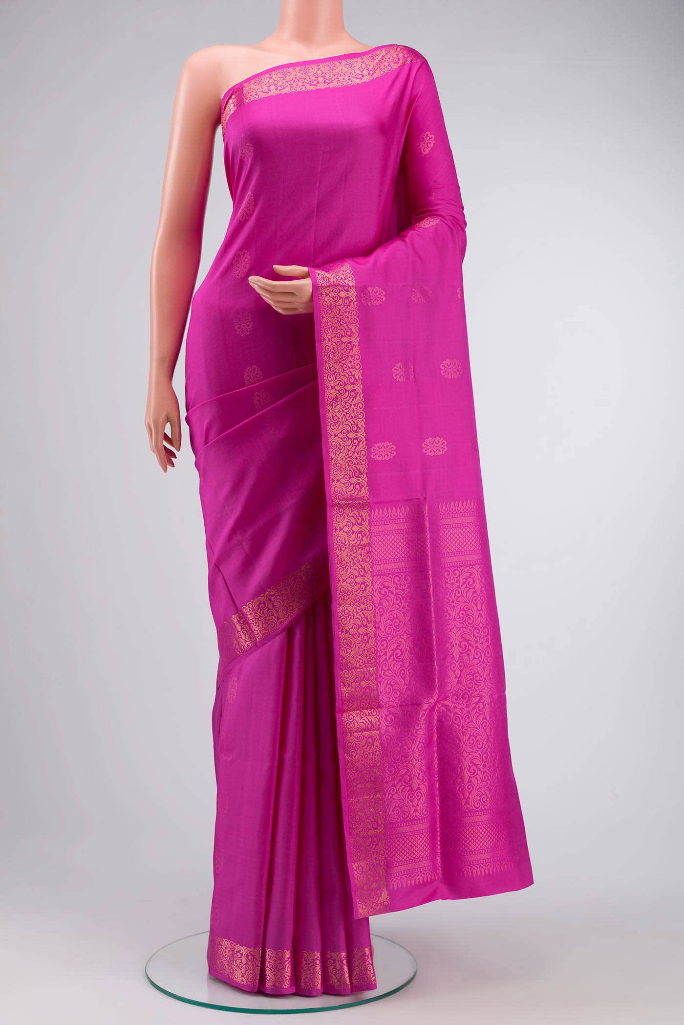 Pink Soft Silk Saree