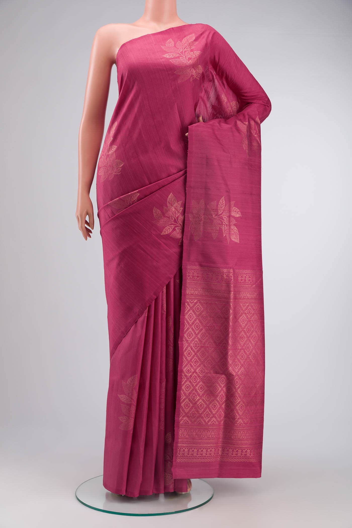 Pink Soft Silk Saree