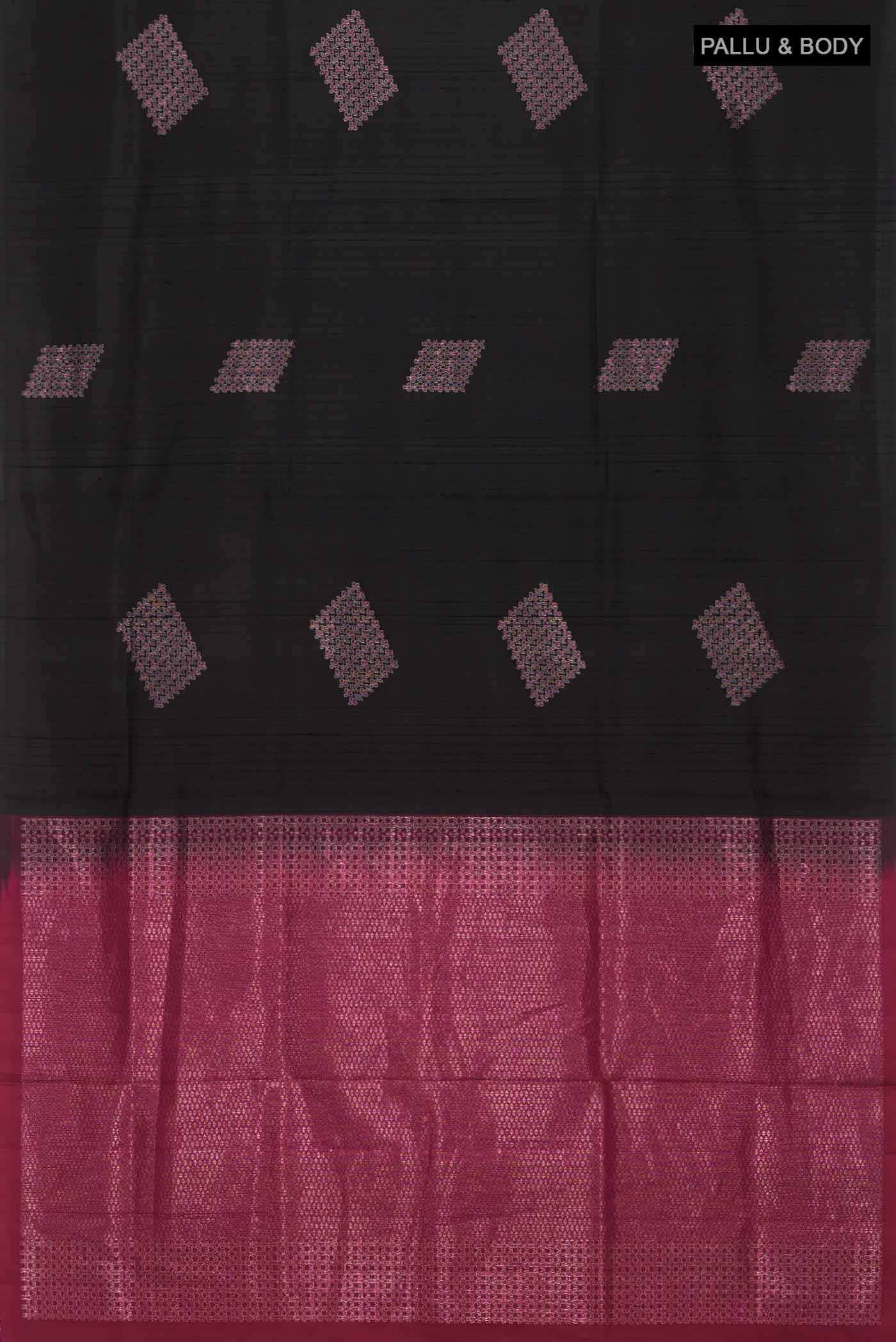 Black Soft Silk Saree