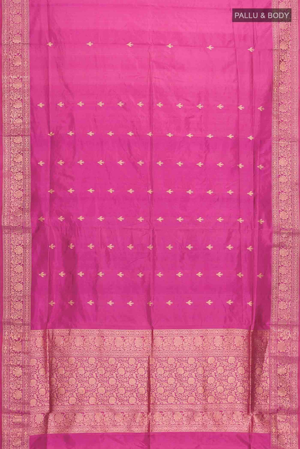 Pink Banarasi Katan Silk Saree
