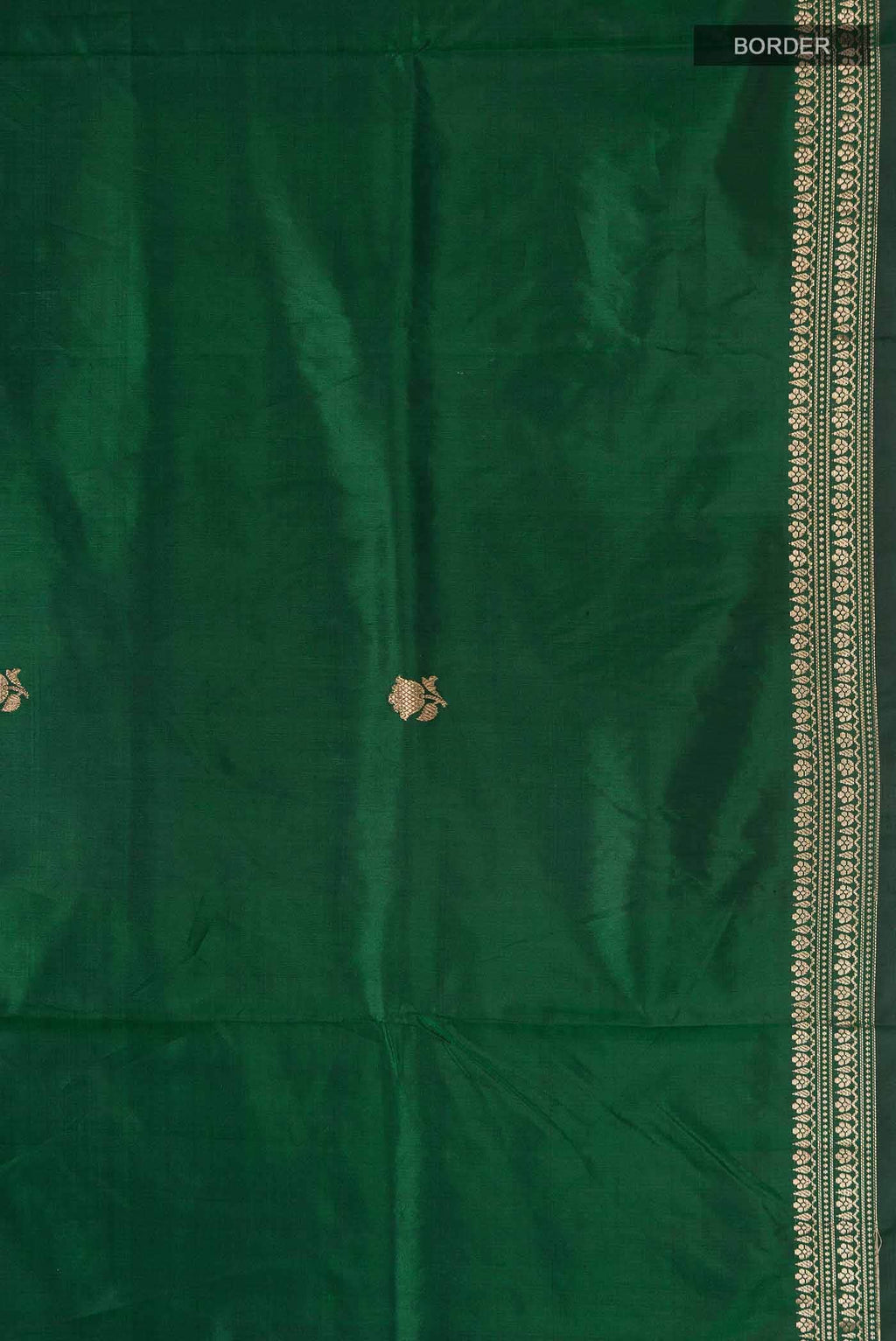 Green Banarasi Katan Silk Saree