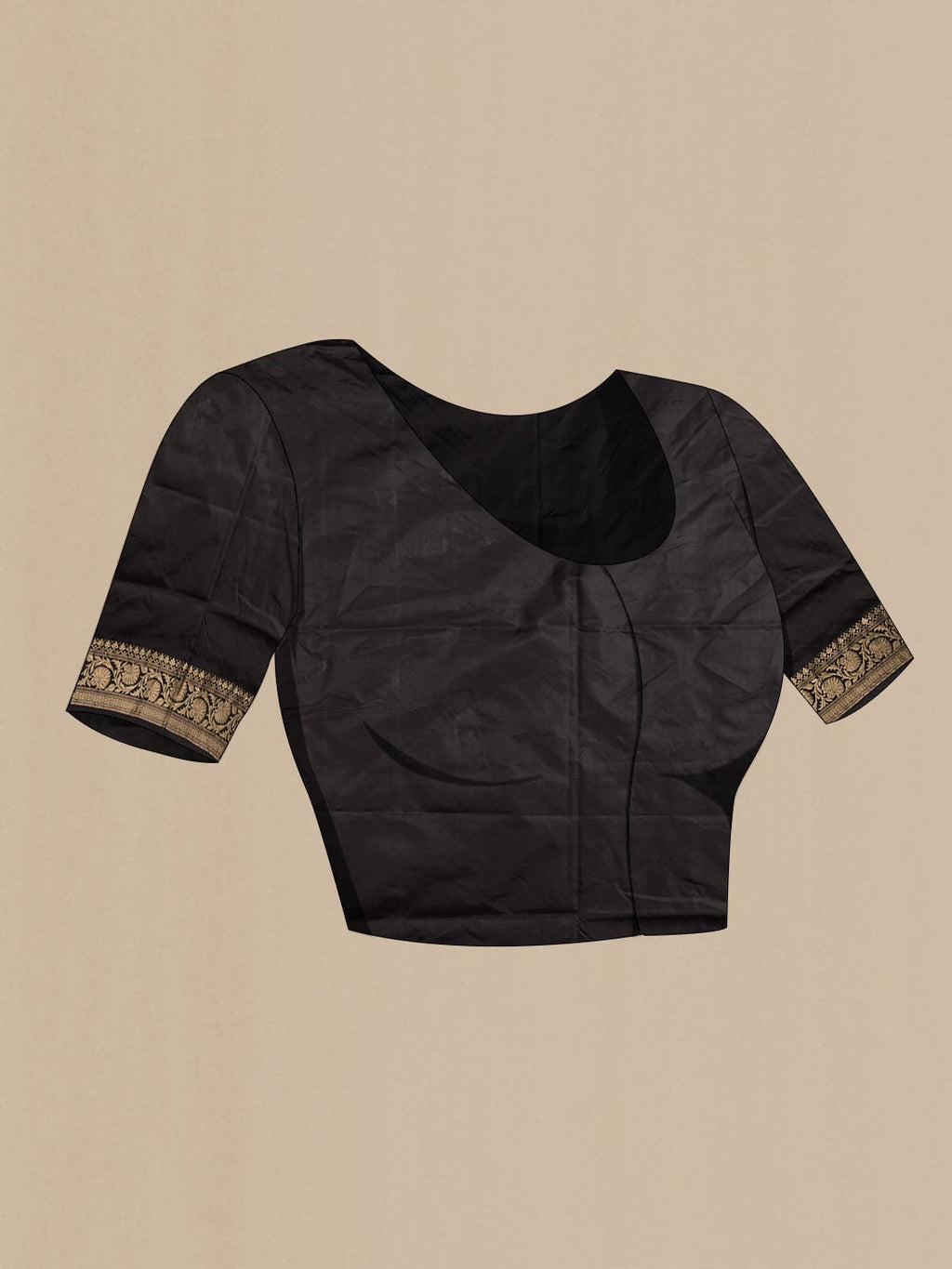 Black Banarasi Katan Silk Saree