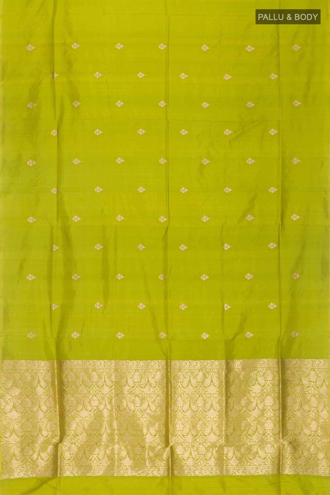 Green Banarasi Katan Silk Saree