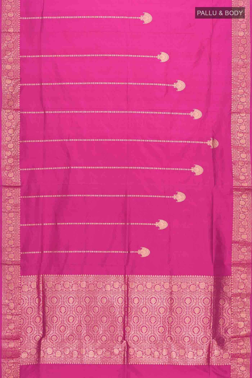 Pink Banarasi Katan Silk Saree