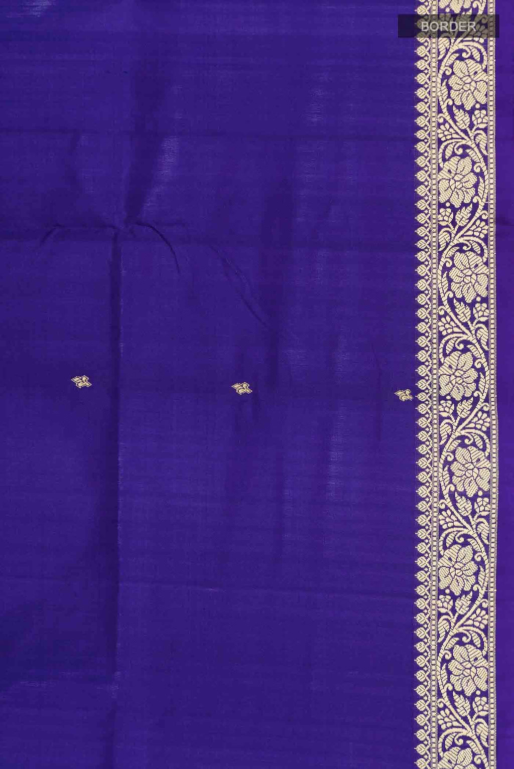 Blue Banarasi Katan Silk Saree