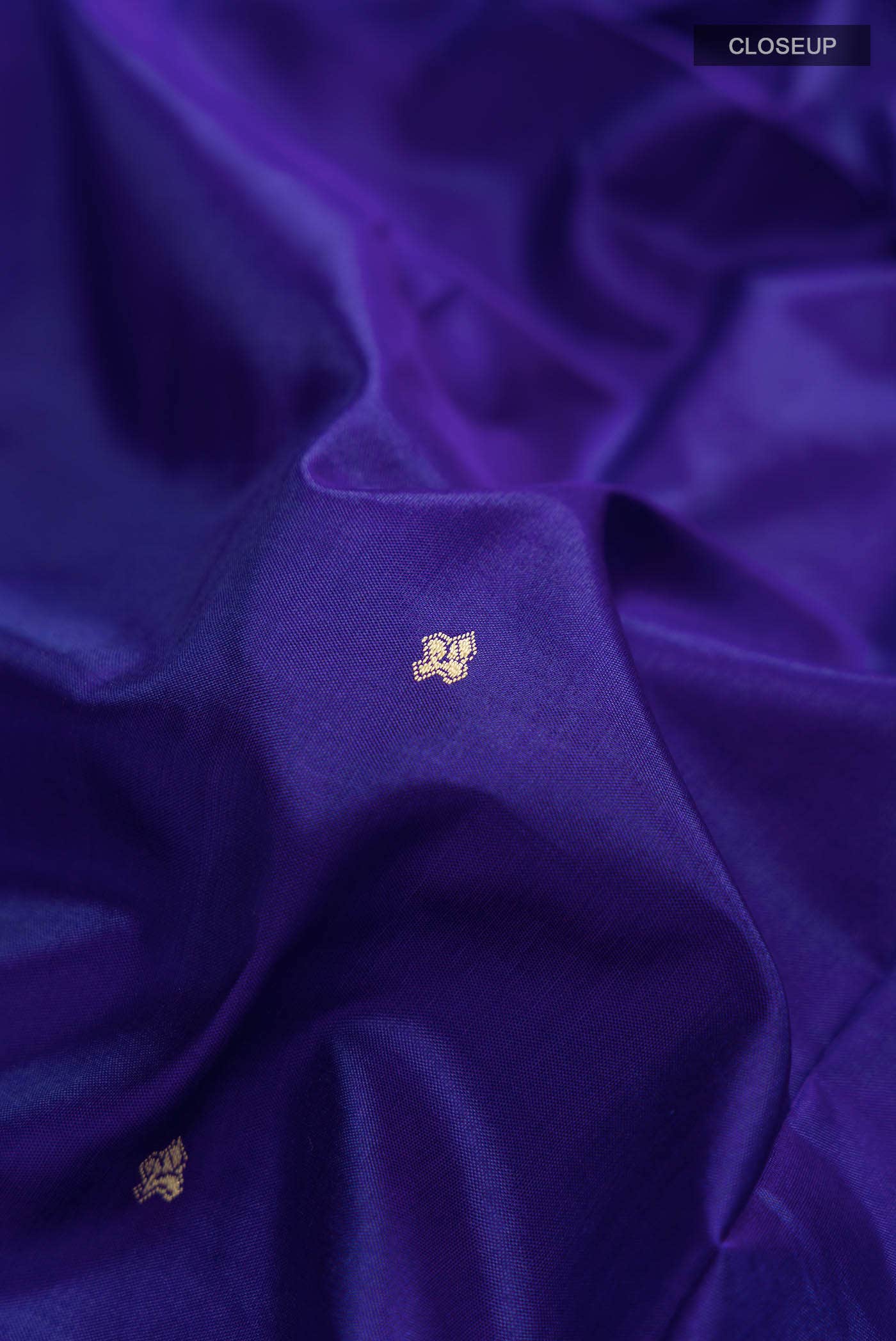Blue Banarasi Katan Silk Saree