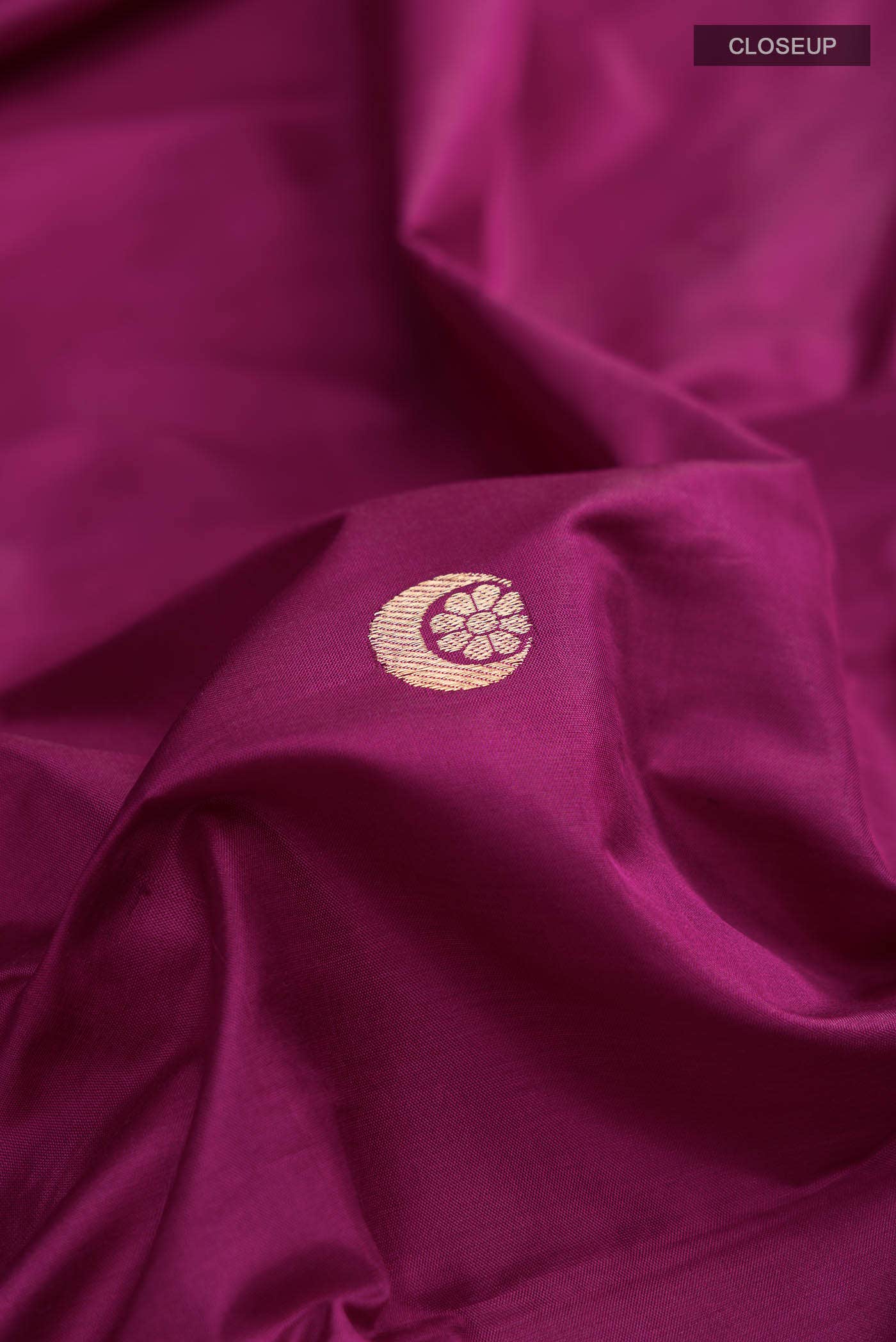 Purple Banarasi Katan Silk Saree