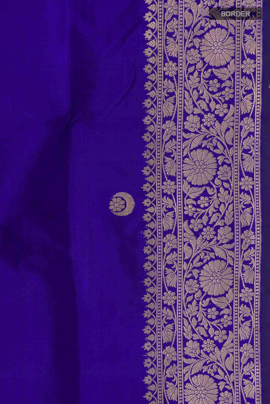 Blue Banarasi Katan Silk Saree