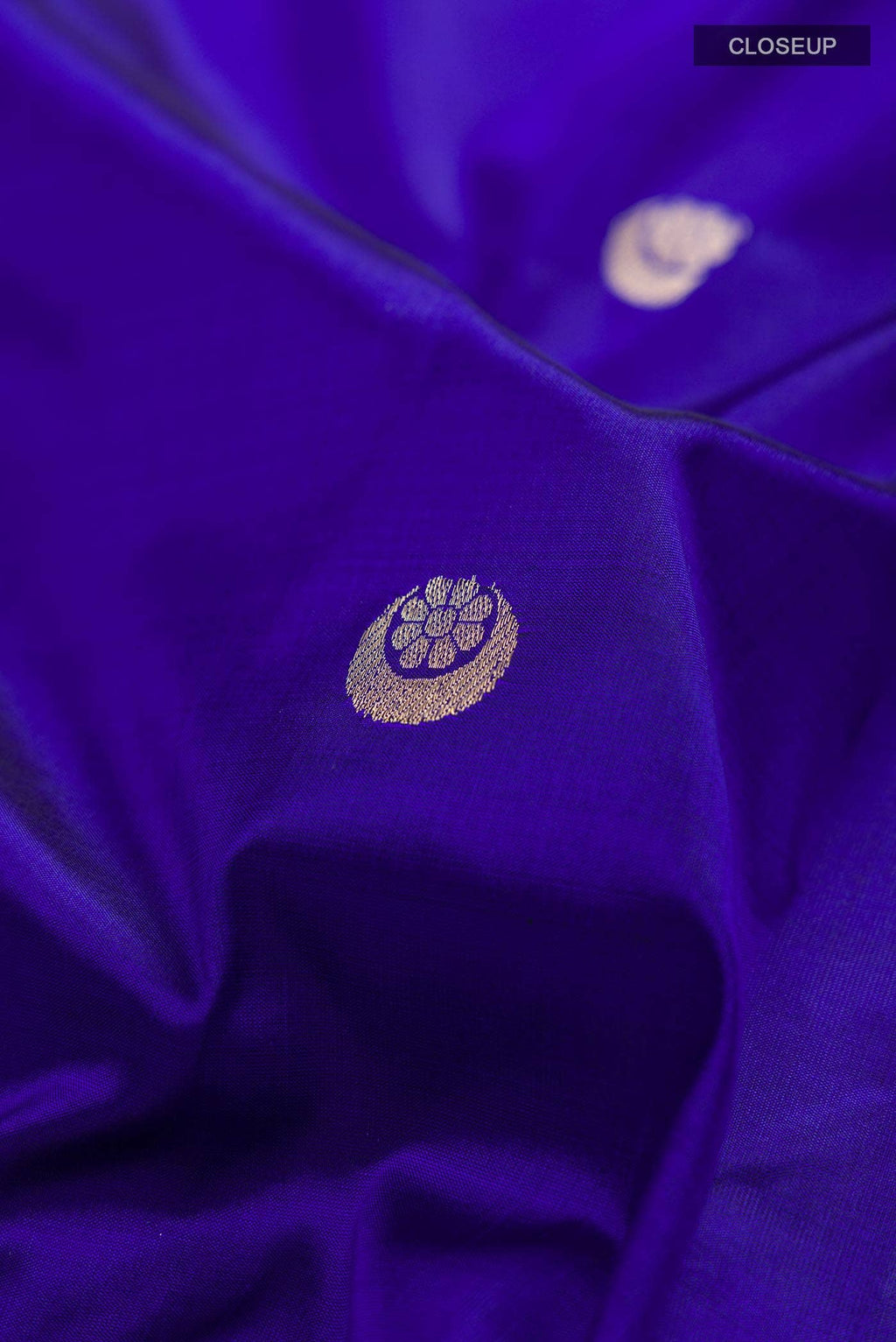 Blue Banarasi Katan Silk Saree
