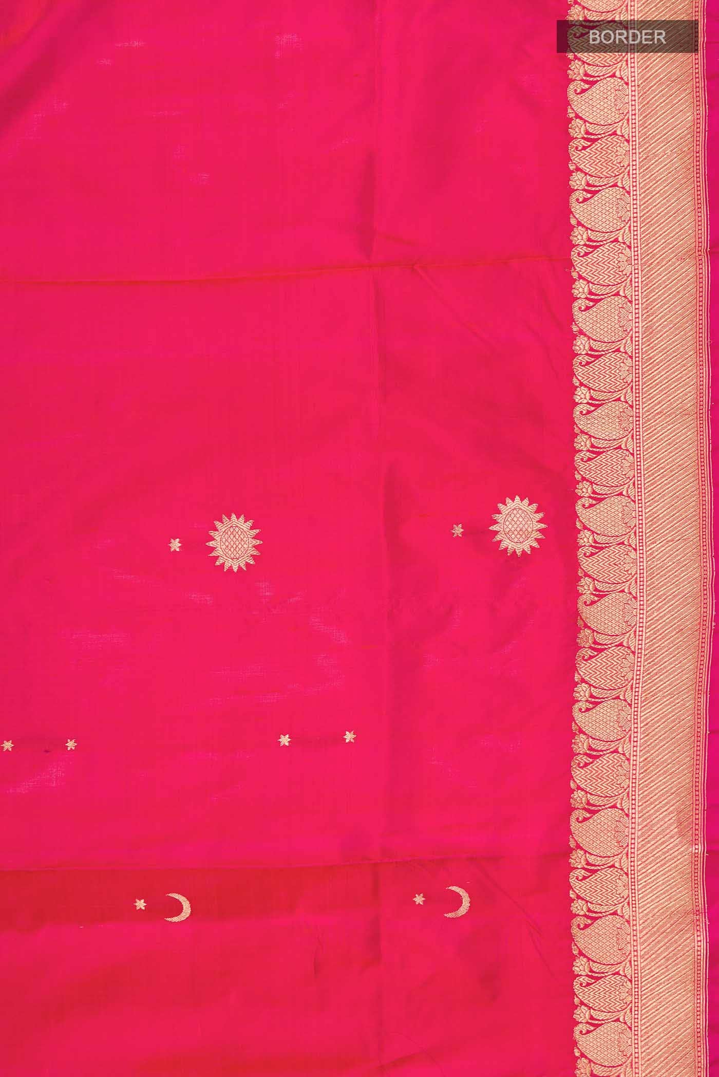 Pink Banarasi Katan Silk Saree