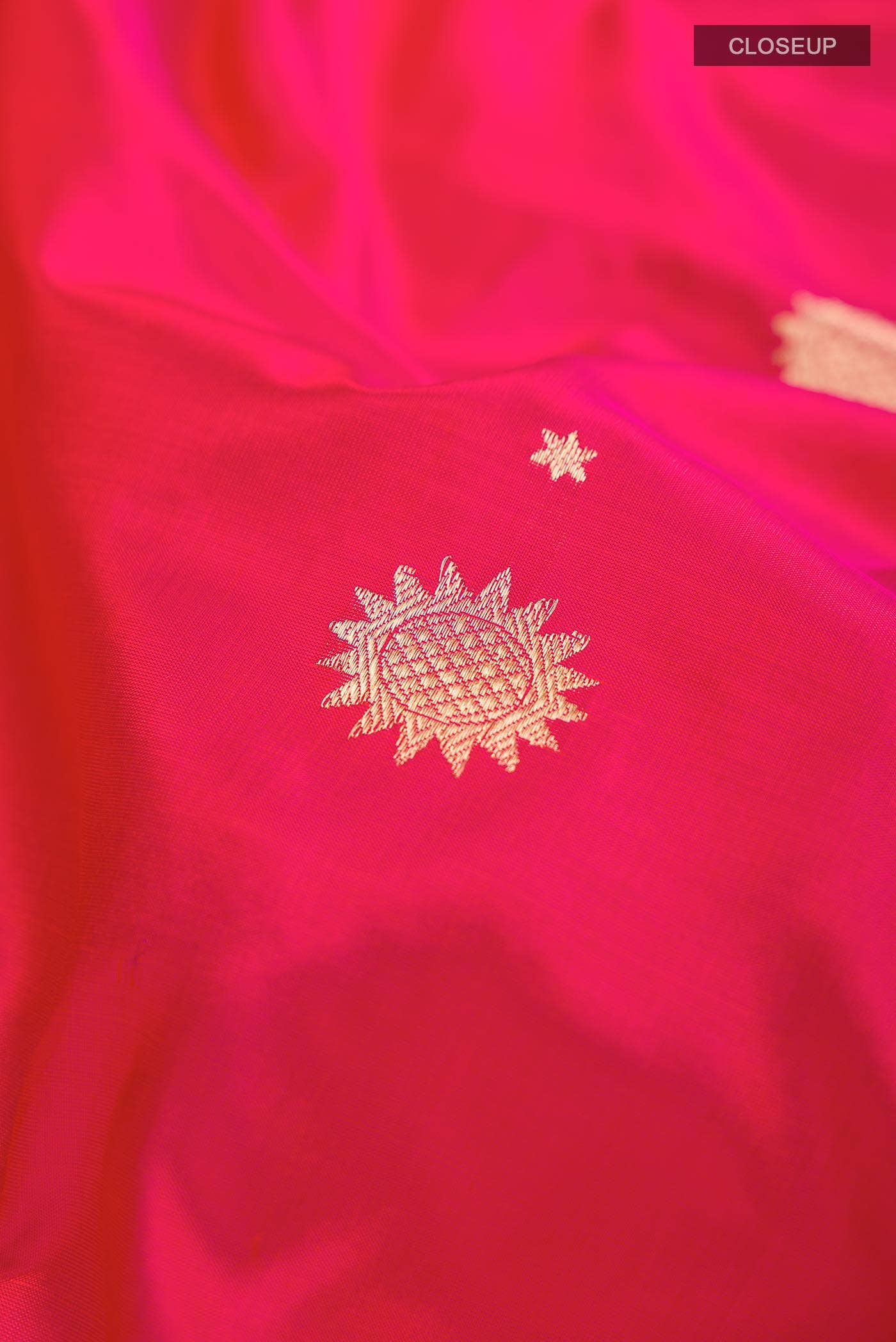 Pink Banarasi Katan Silk Saree
