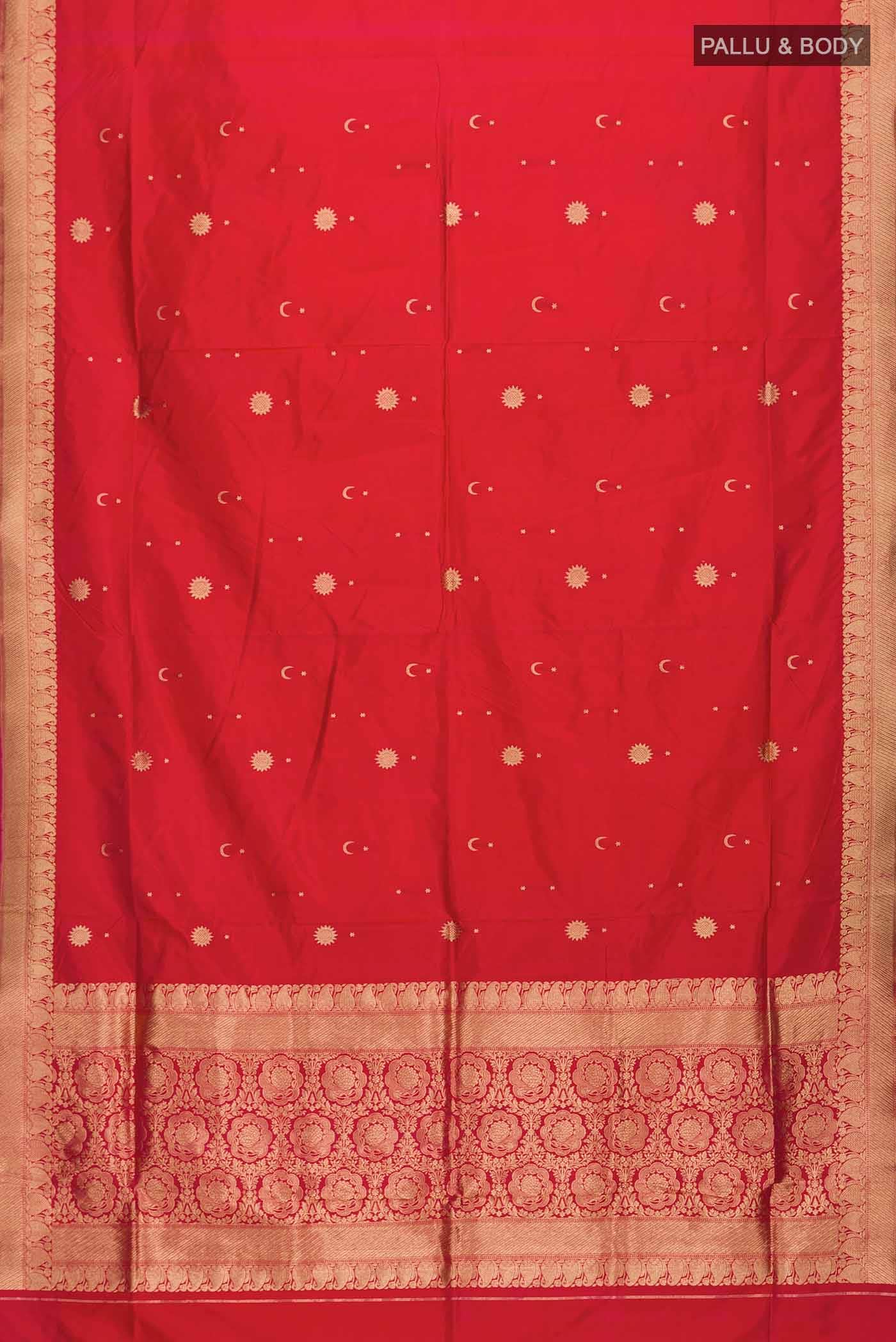 Pink Banarasi Katan Silk Saree