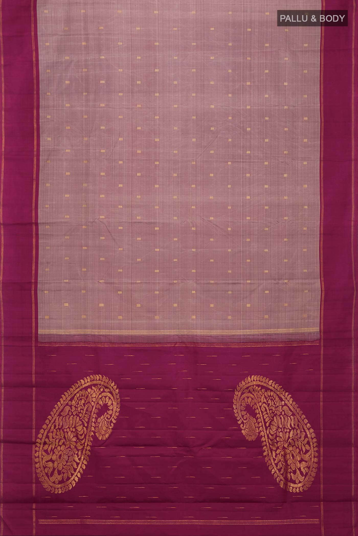 Brown Kanchipuram Silk Saree