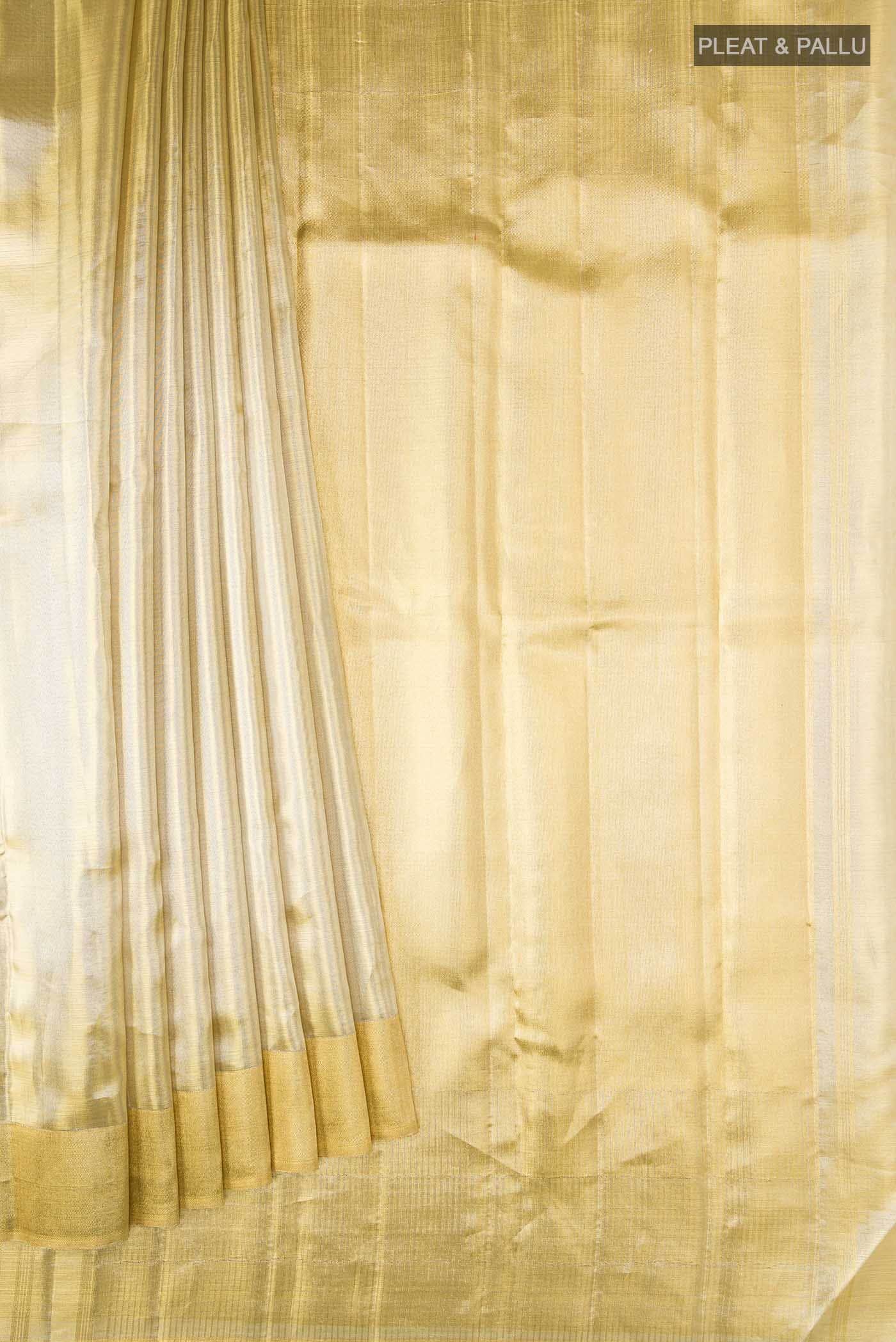 Gold Kanchipuram Tissue Silk Saree