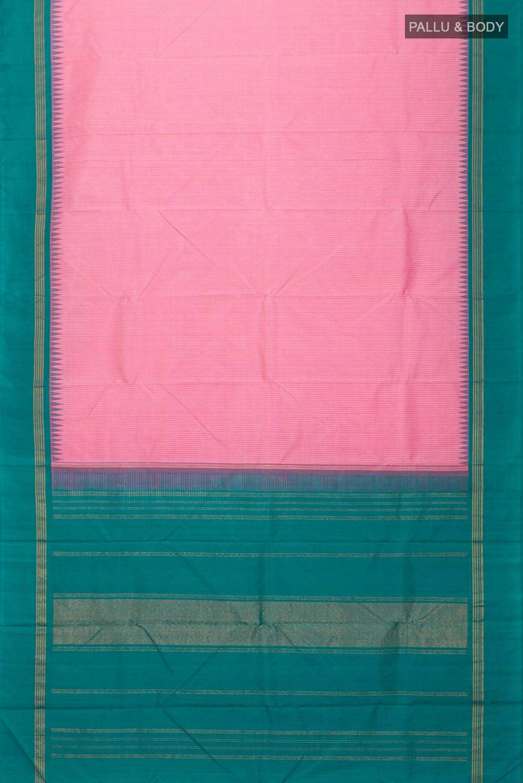 Pink Kanchipuram Silk Saree