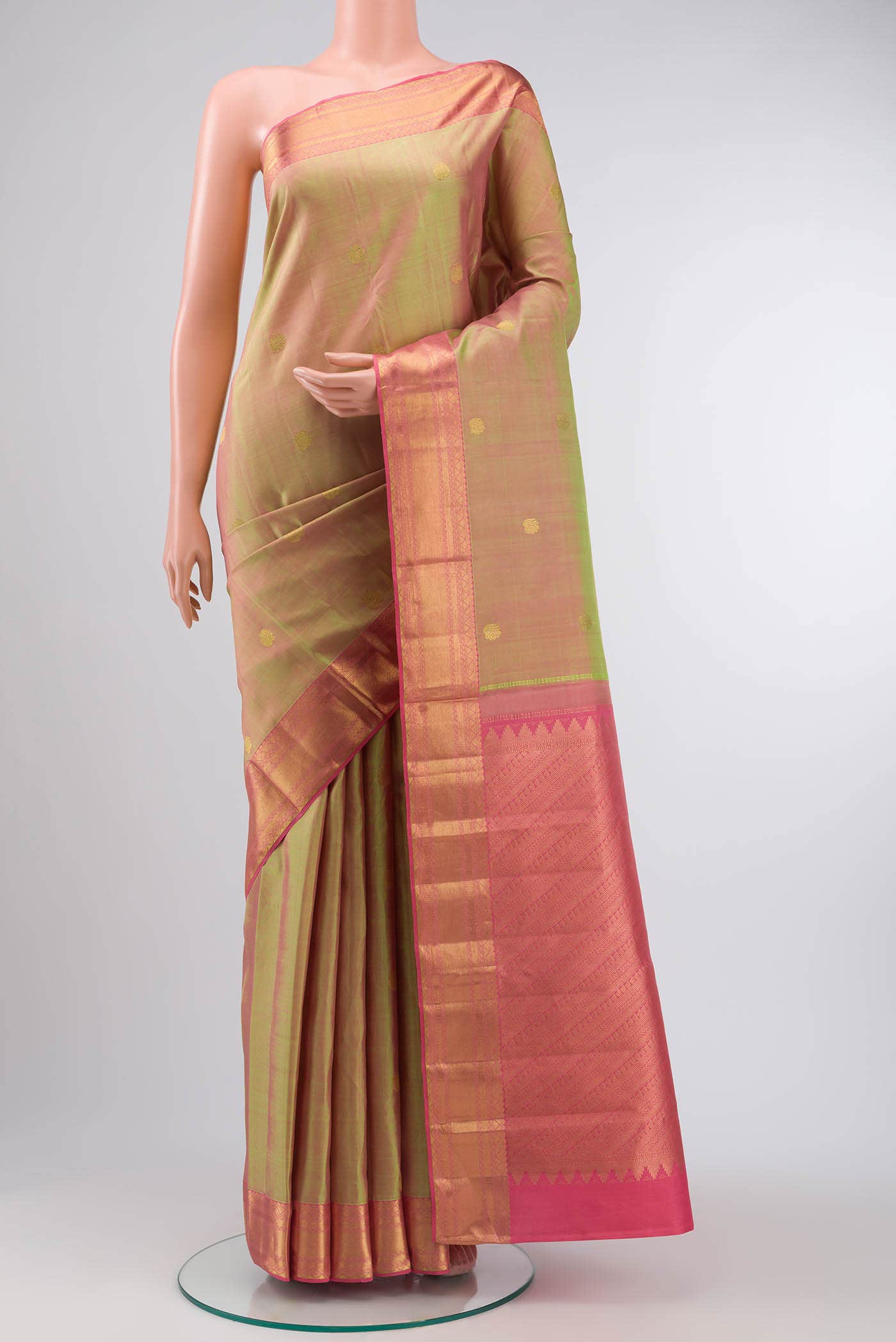 Multi Kanchipuram Silk Saree