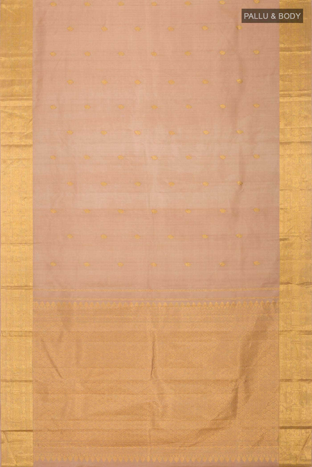 Brown Kanchipuram Silk Saree