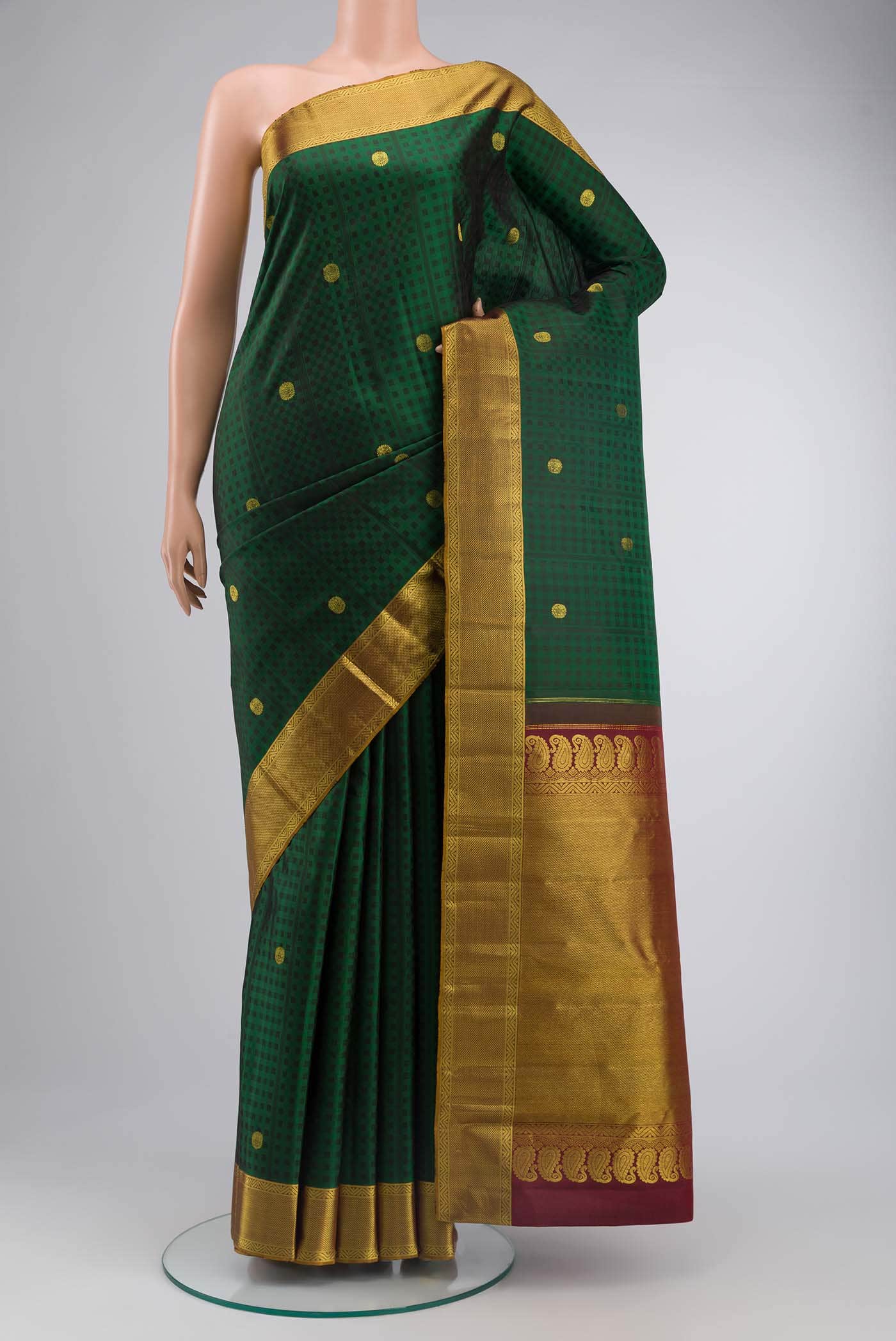 Green Kanchipuram Silk Saree