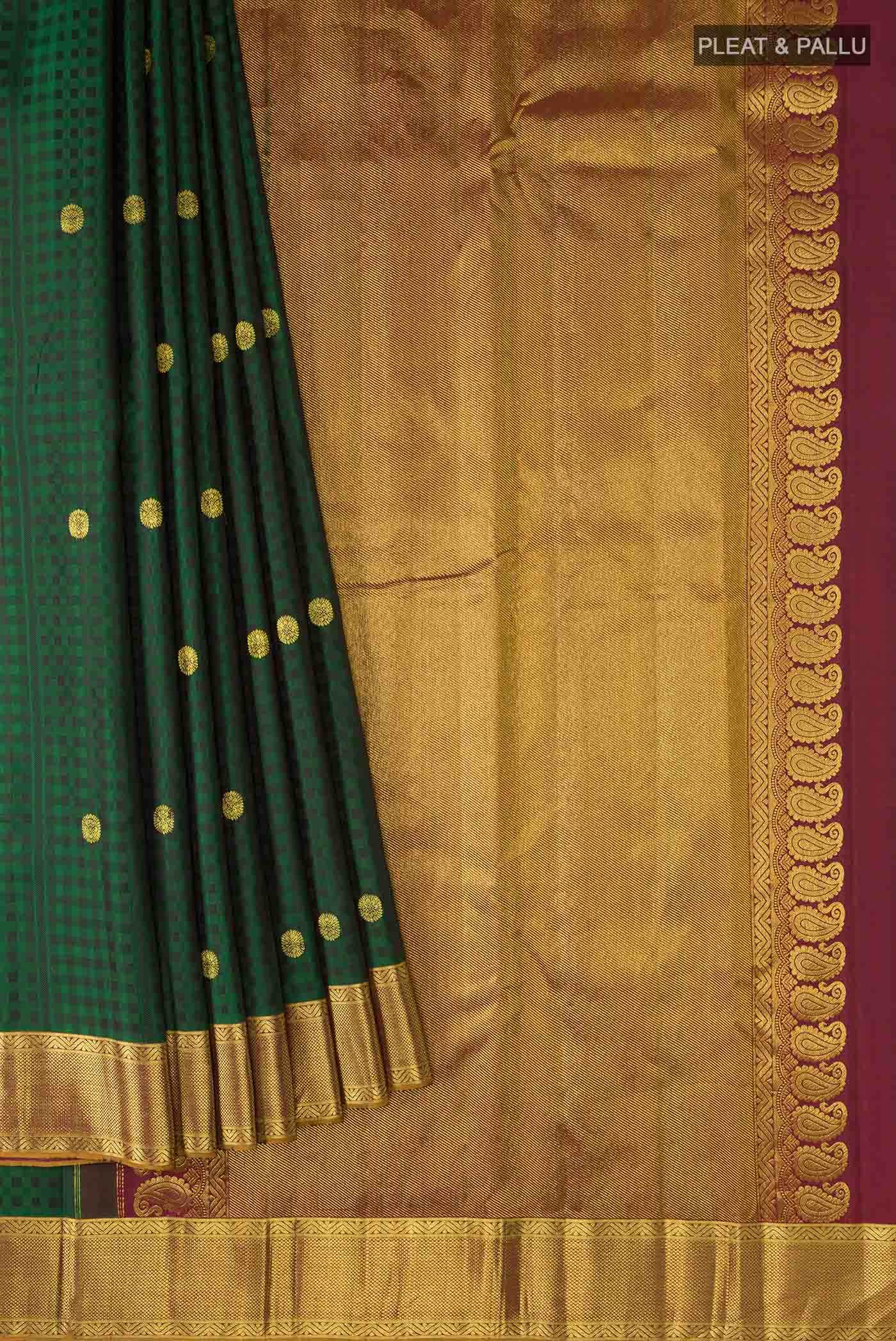 Green Kanchipuram Silk Saree