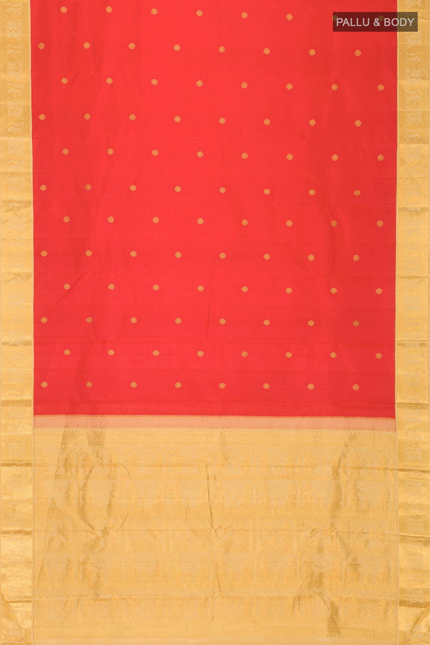 Red Kanchipuram Silk Saree
