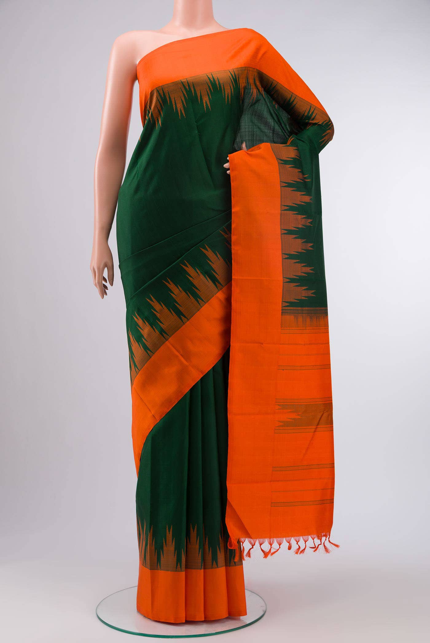 Green Kanchipuram Silk Saree