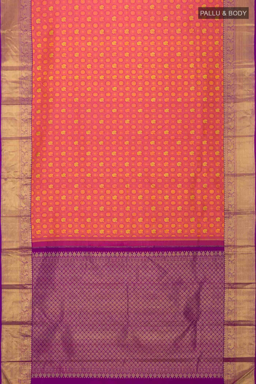 Pink Kanchipuram Silk Saree