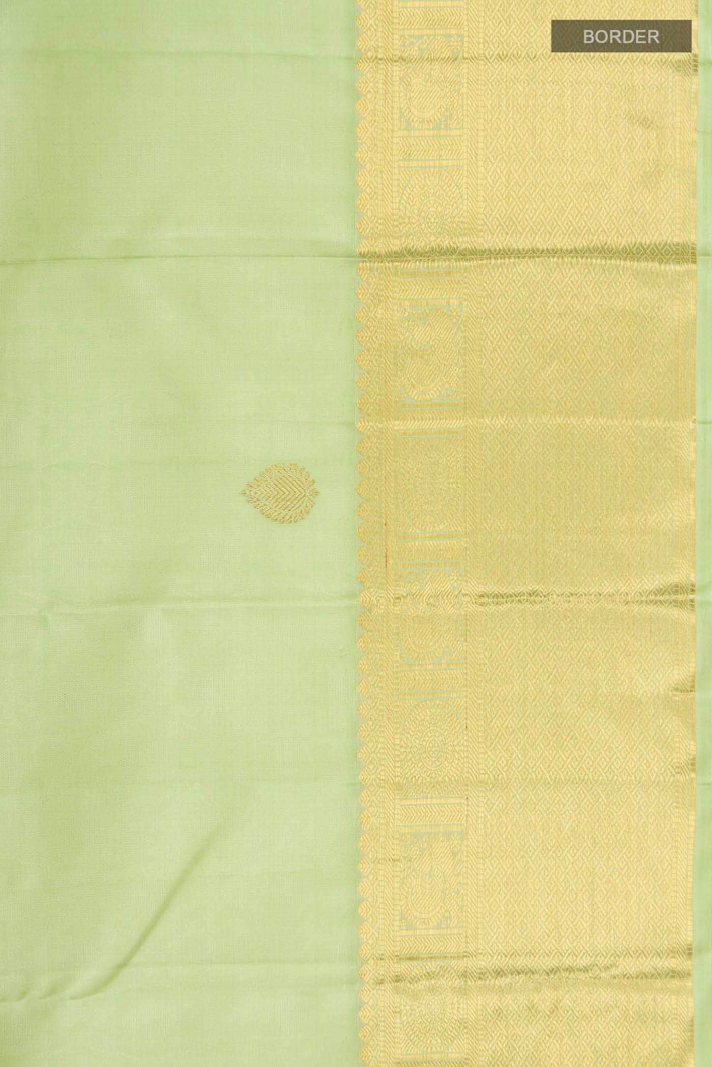 Light Green Kanchipuram Silk Saree