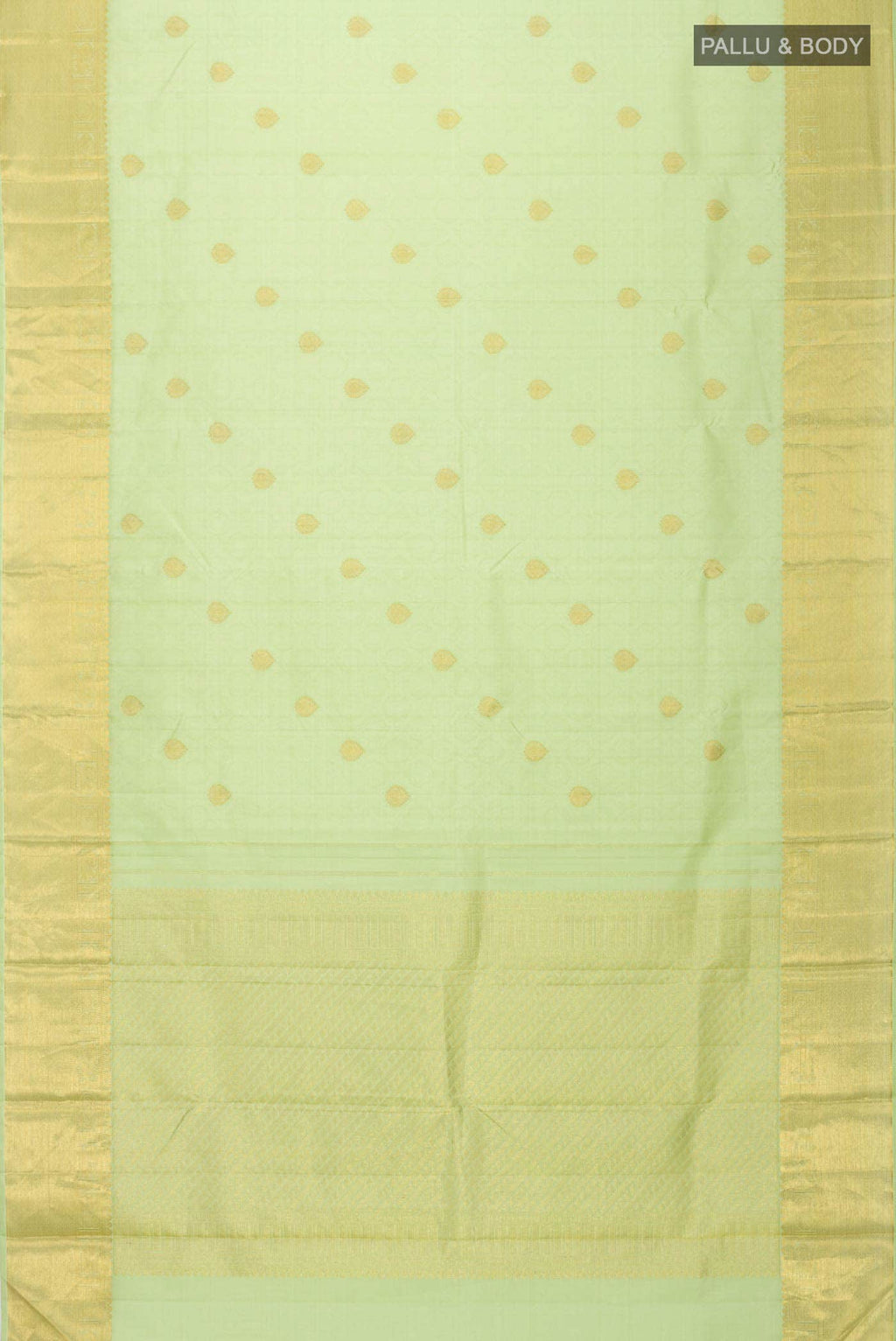 Light Green Kanchipuram Silk Saree