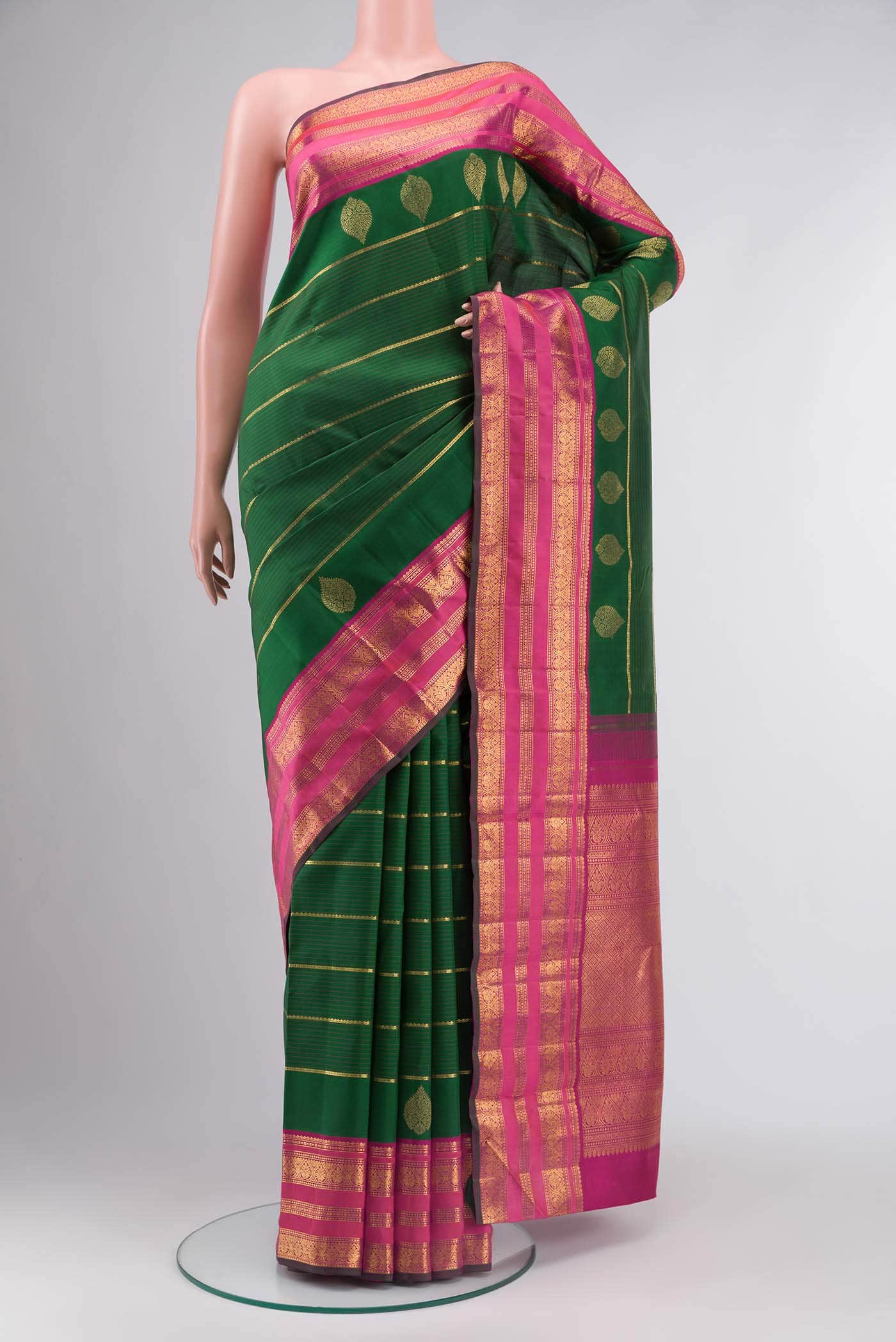 Green Kanchipuram Silk Saree