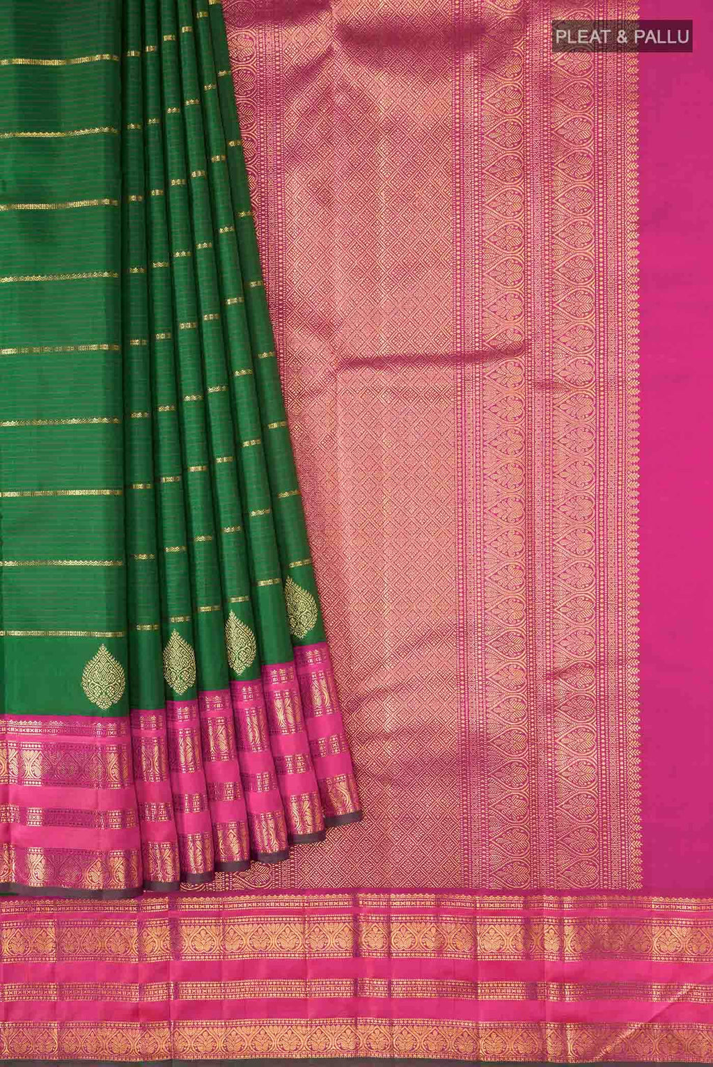 Green Kanchipuram Silk Saree