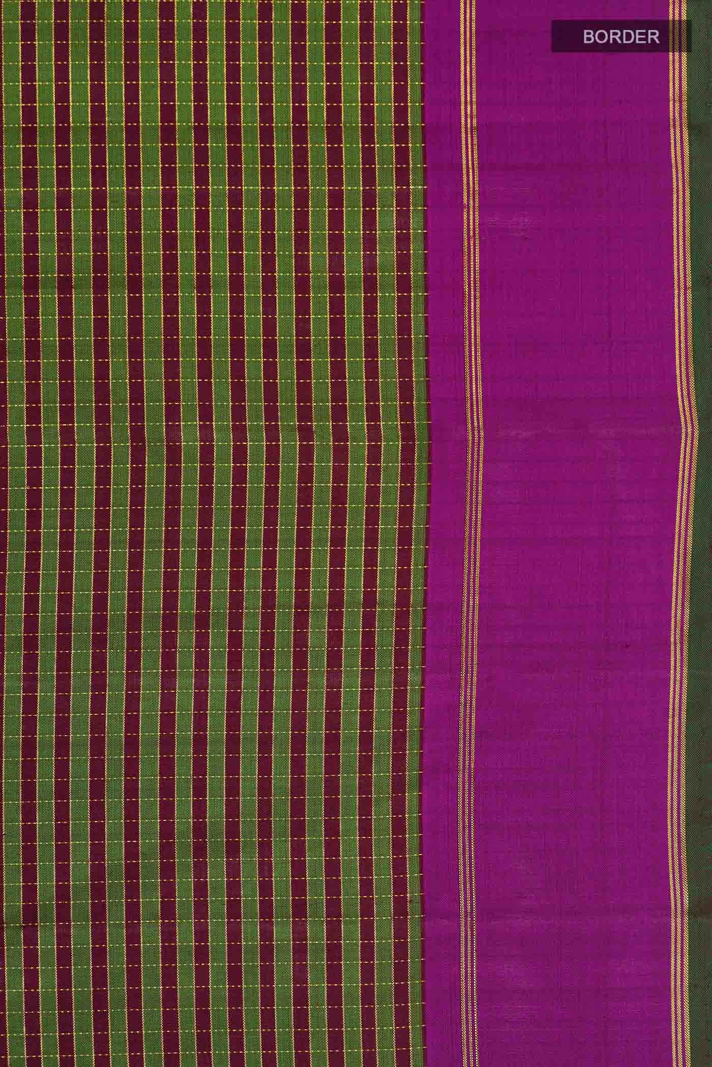 Brown Kanchipuram Silk Saree