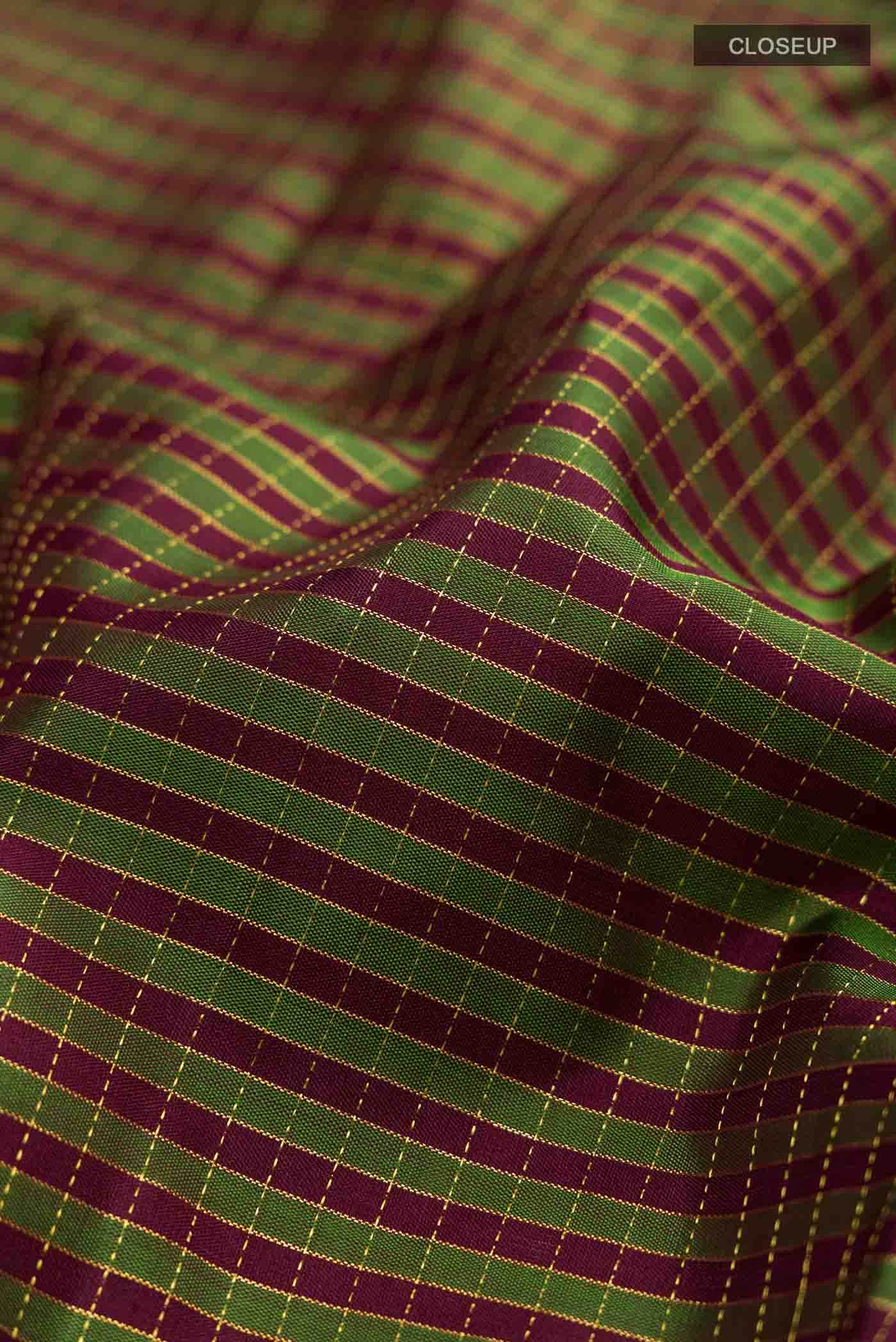 Brown Kanchipuram Silk Saree