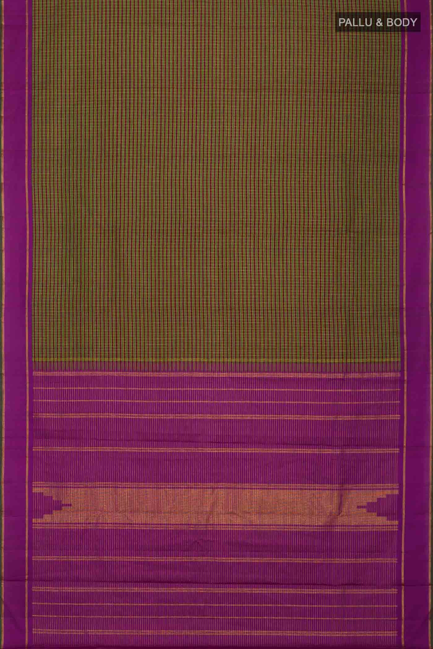 Brown Kanchipuram Silk Saree