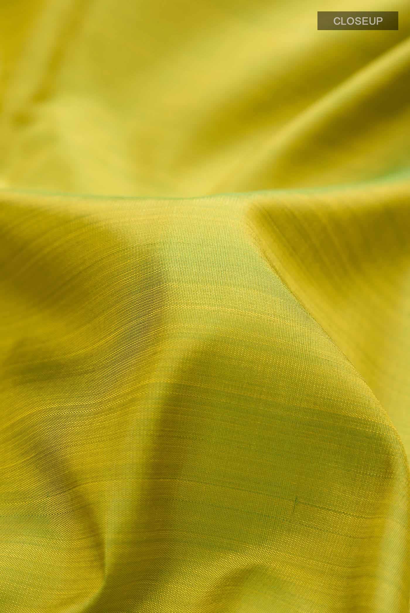 Mehandi Green Kanchipuram Silk Saree