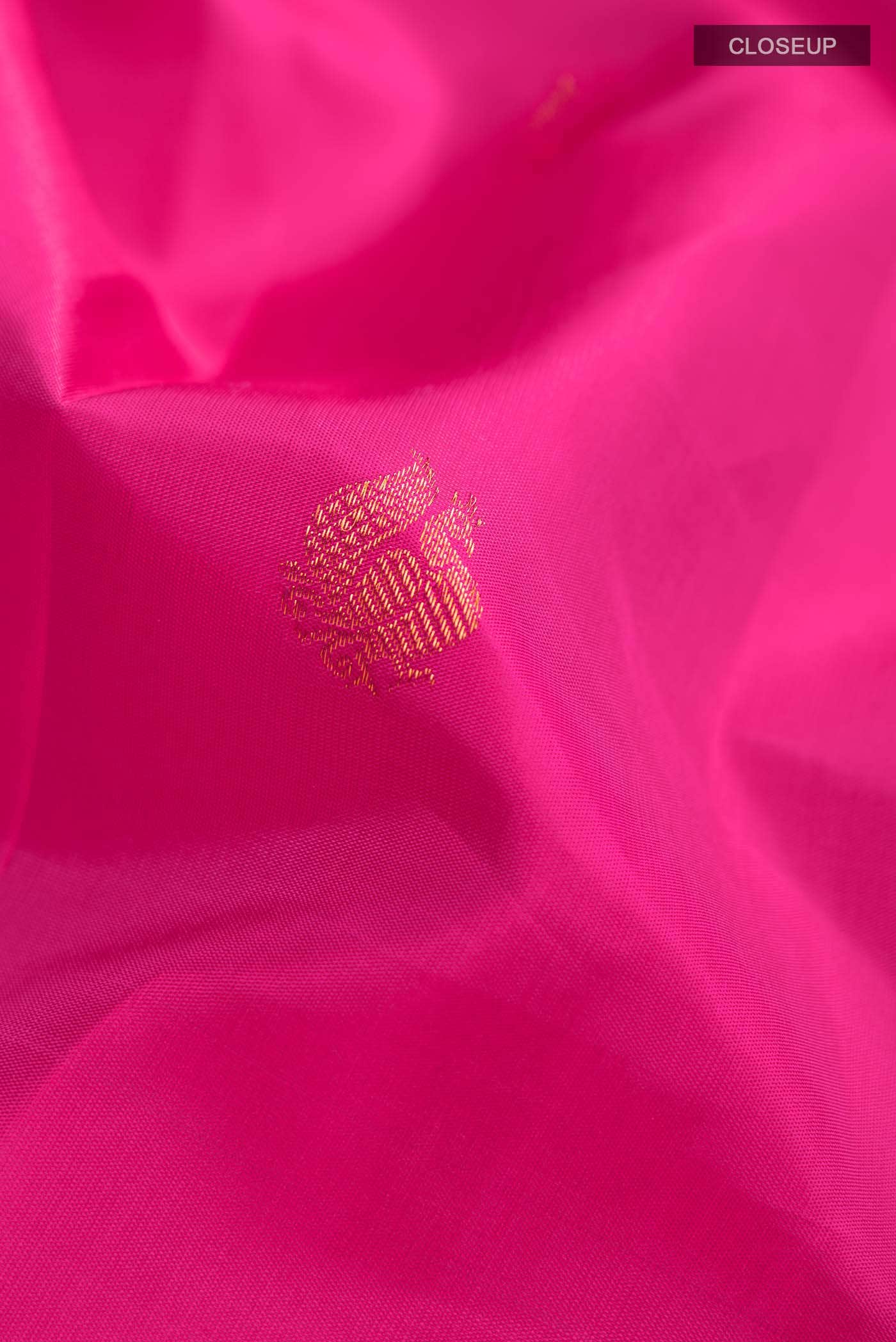 Pink Kanchipuram Silk Saree