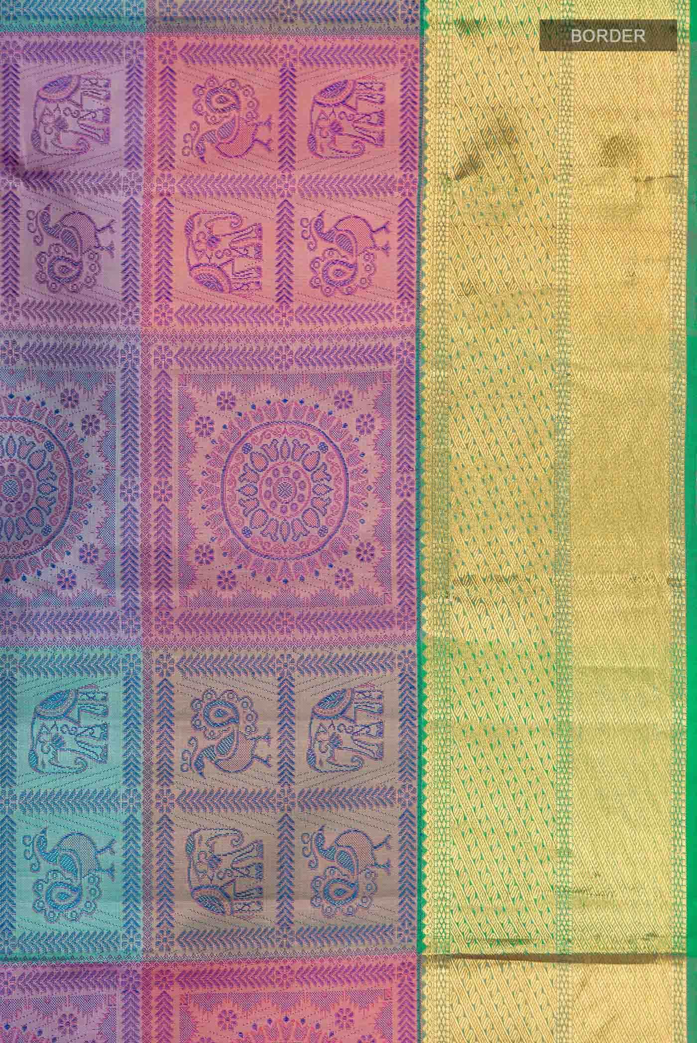 Multi Kanchipuram Silk Saree