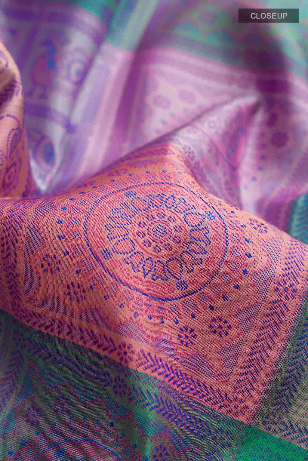 Multi Kanchipuram Silk Saree
